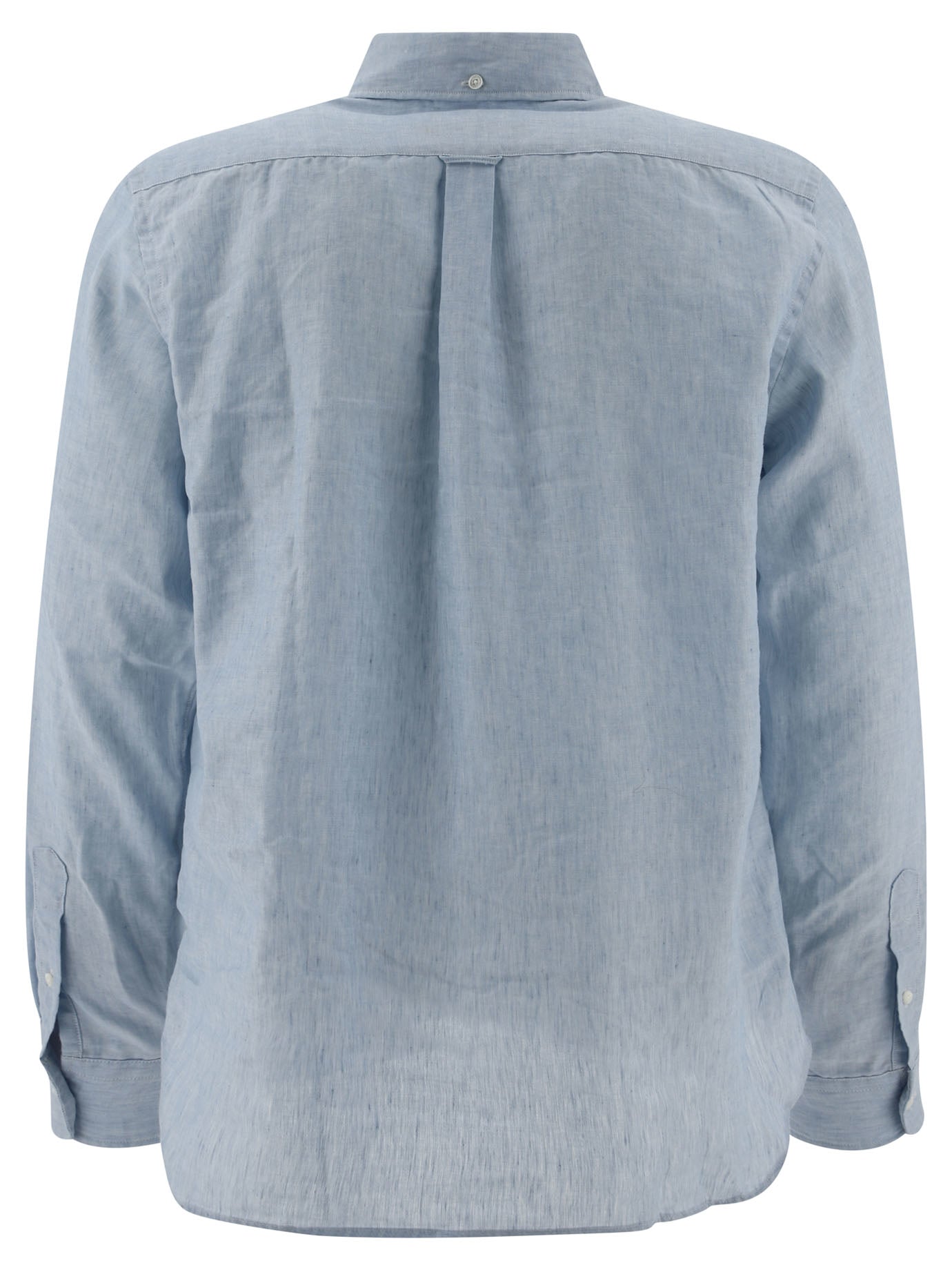 Beams Plus Linen Shirt With Chest Pocket