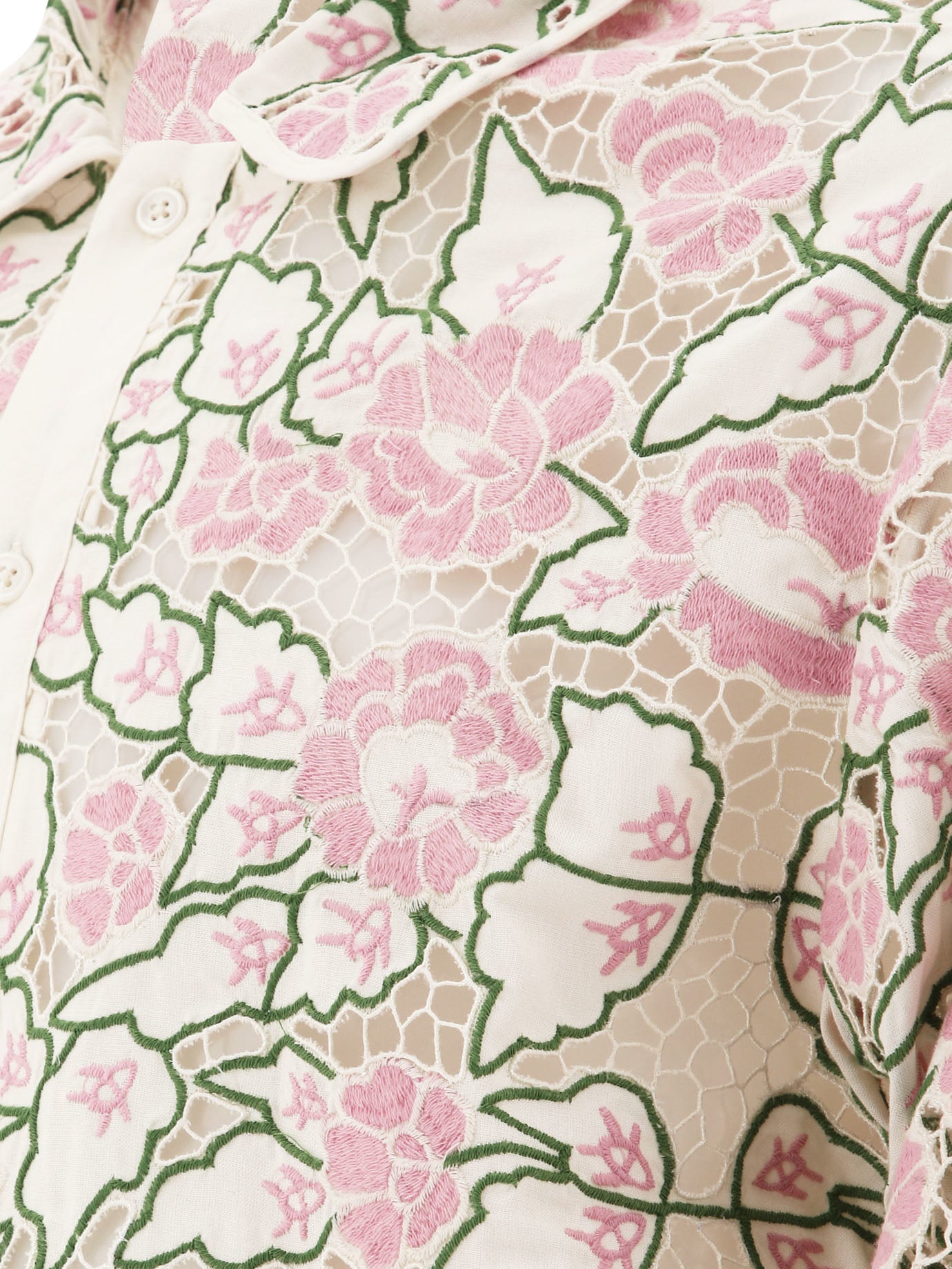 Bode Peony Lace Shirt