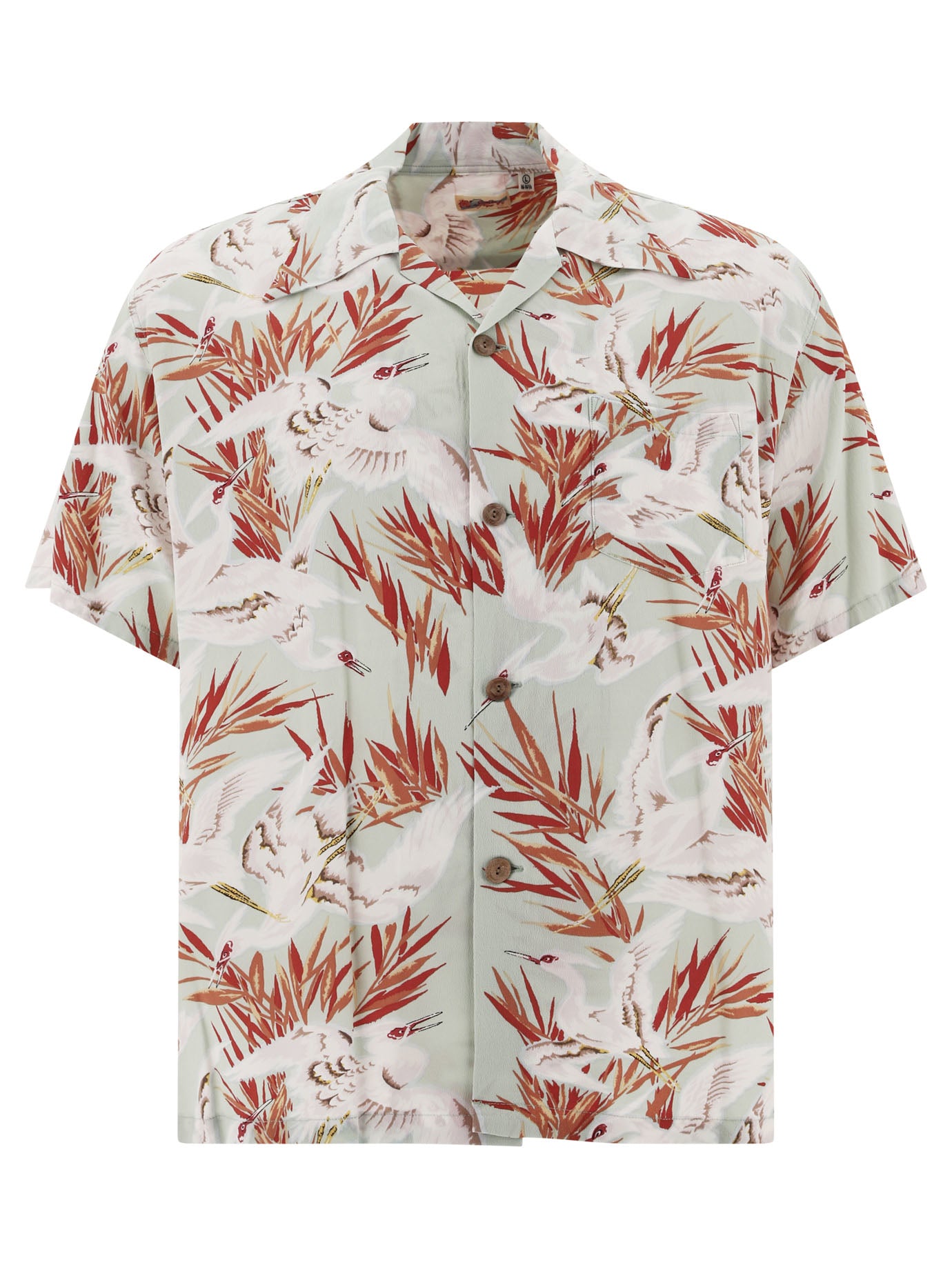 Sun Surf White Egret Shirt