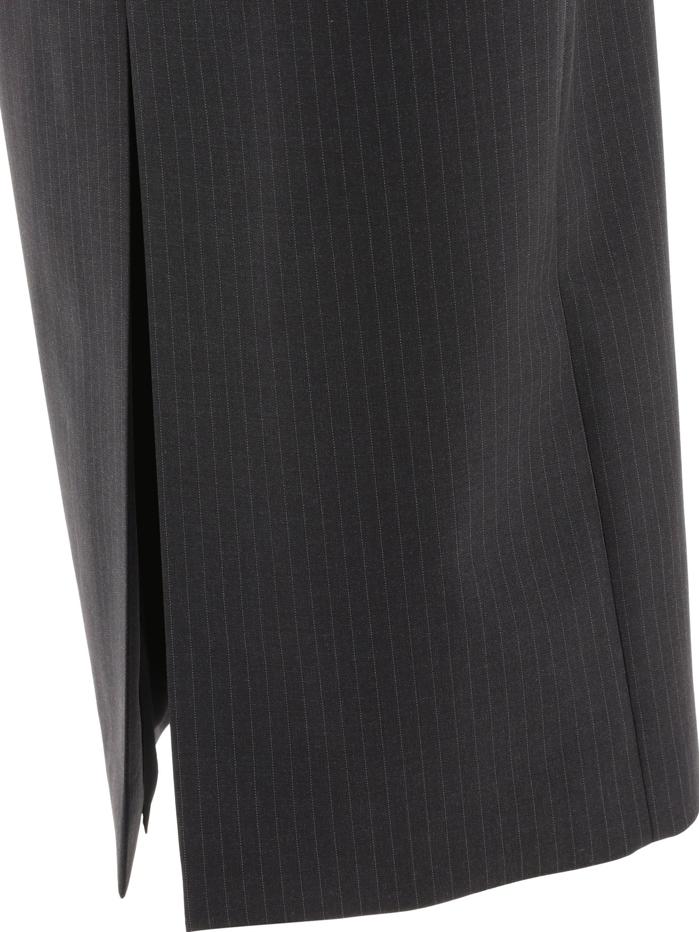 Alexander McQueen Pinstriped Pencil Skirt