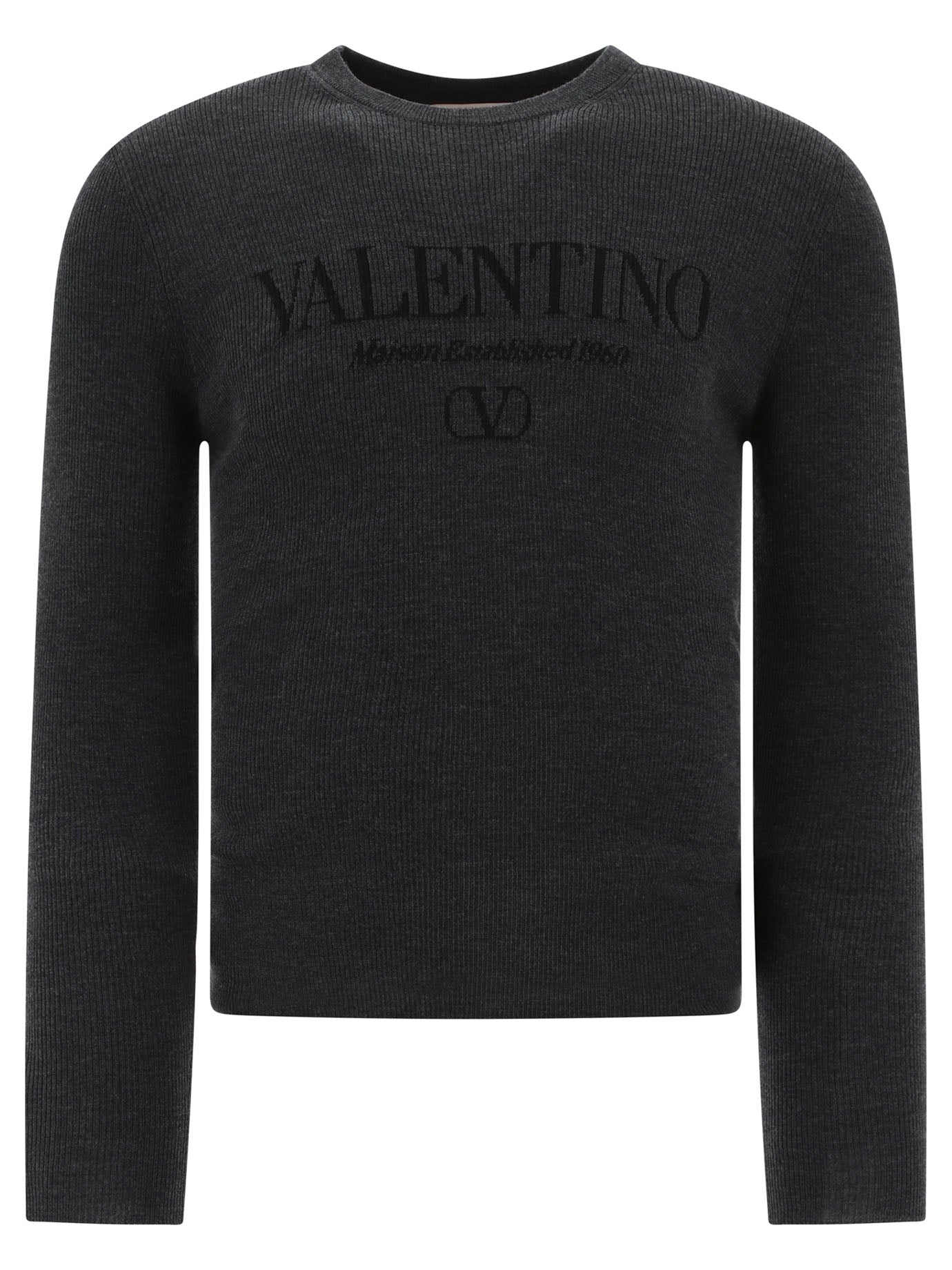 Valentino Intarsia Logo Sweater