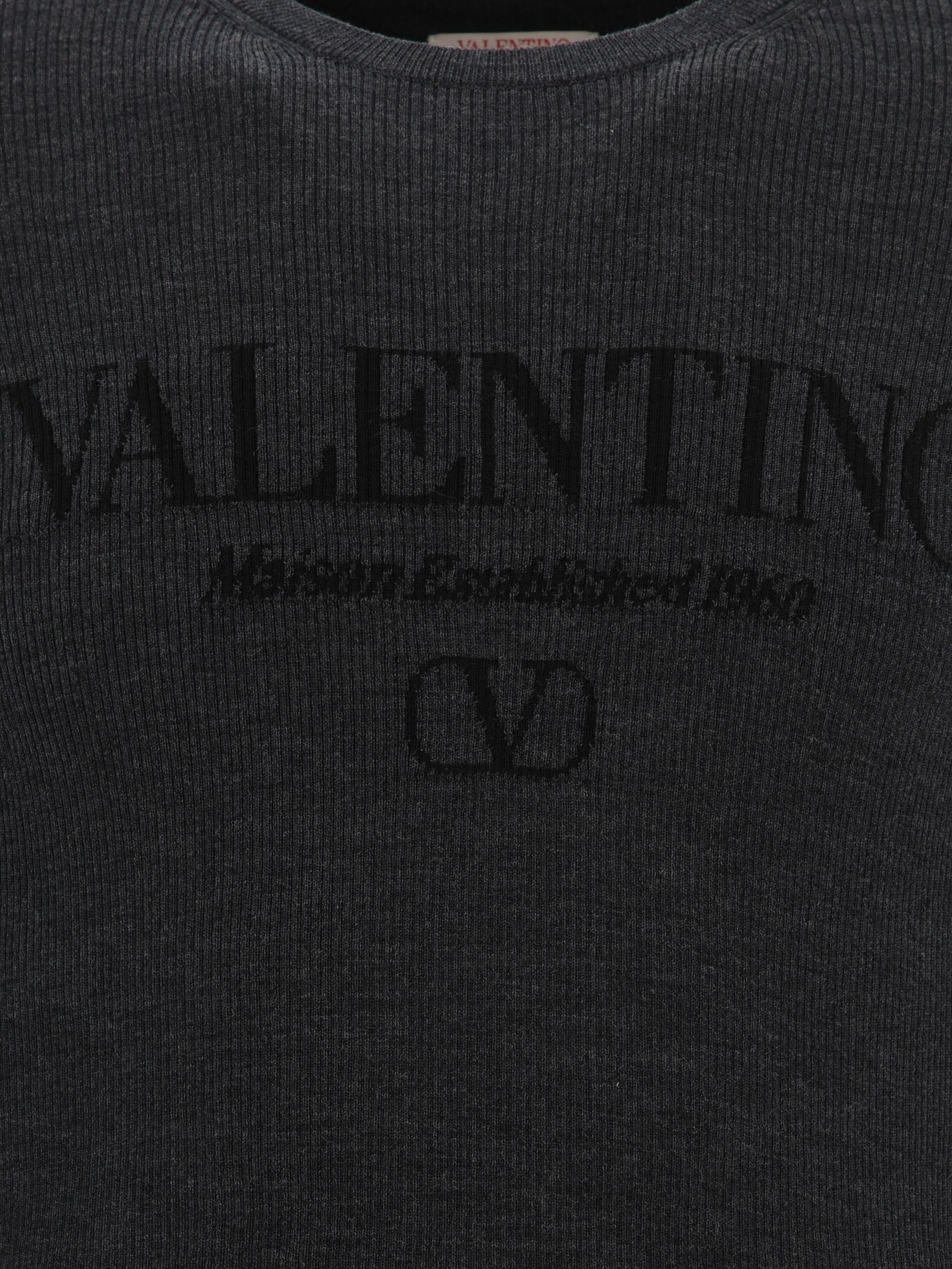 Valentino Intarsia Logo Sweater