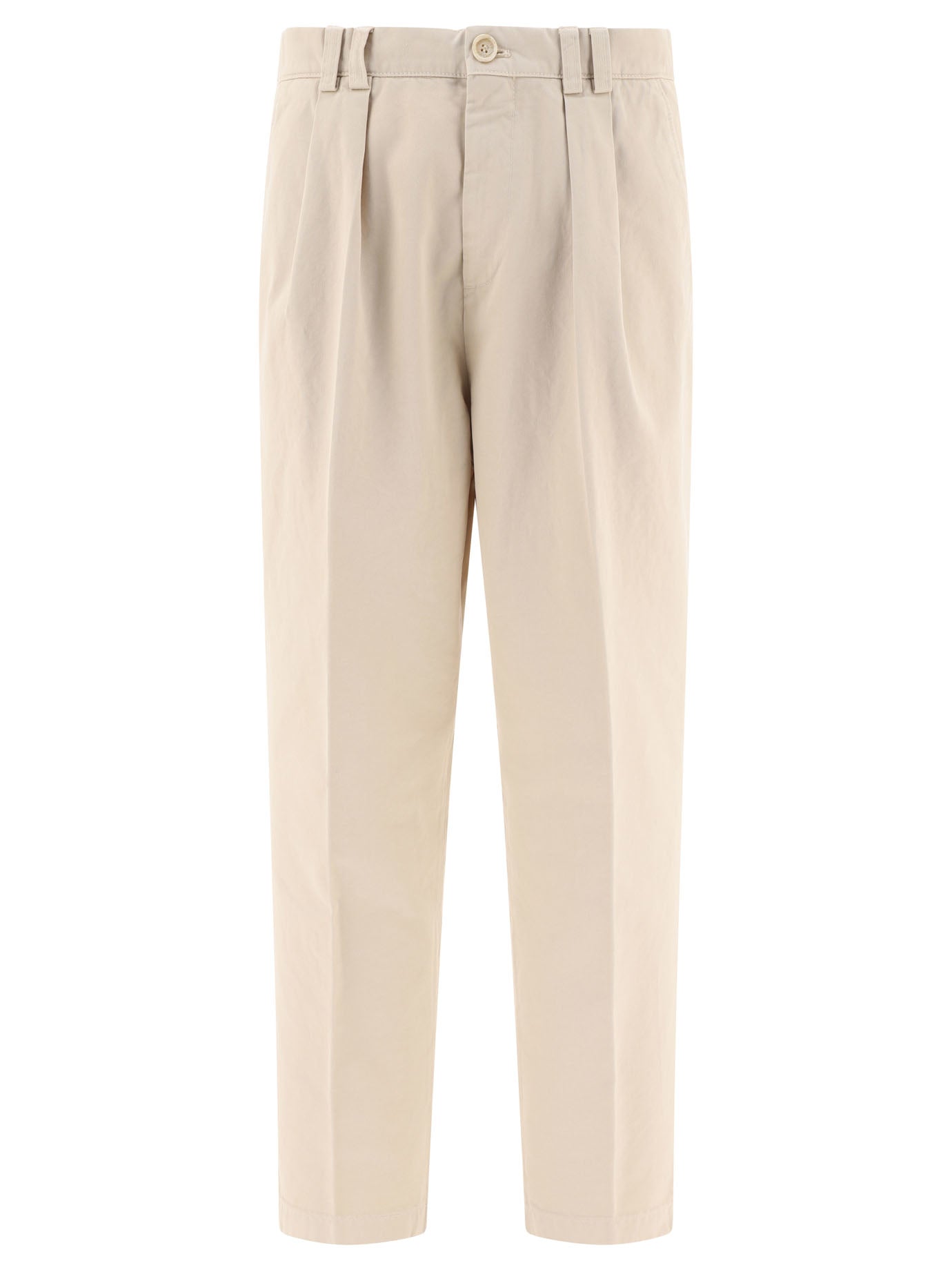 Brunello Cucinelli Trousers With Reversed Double Pleats