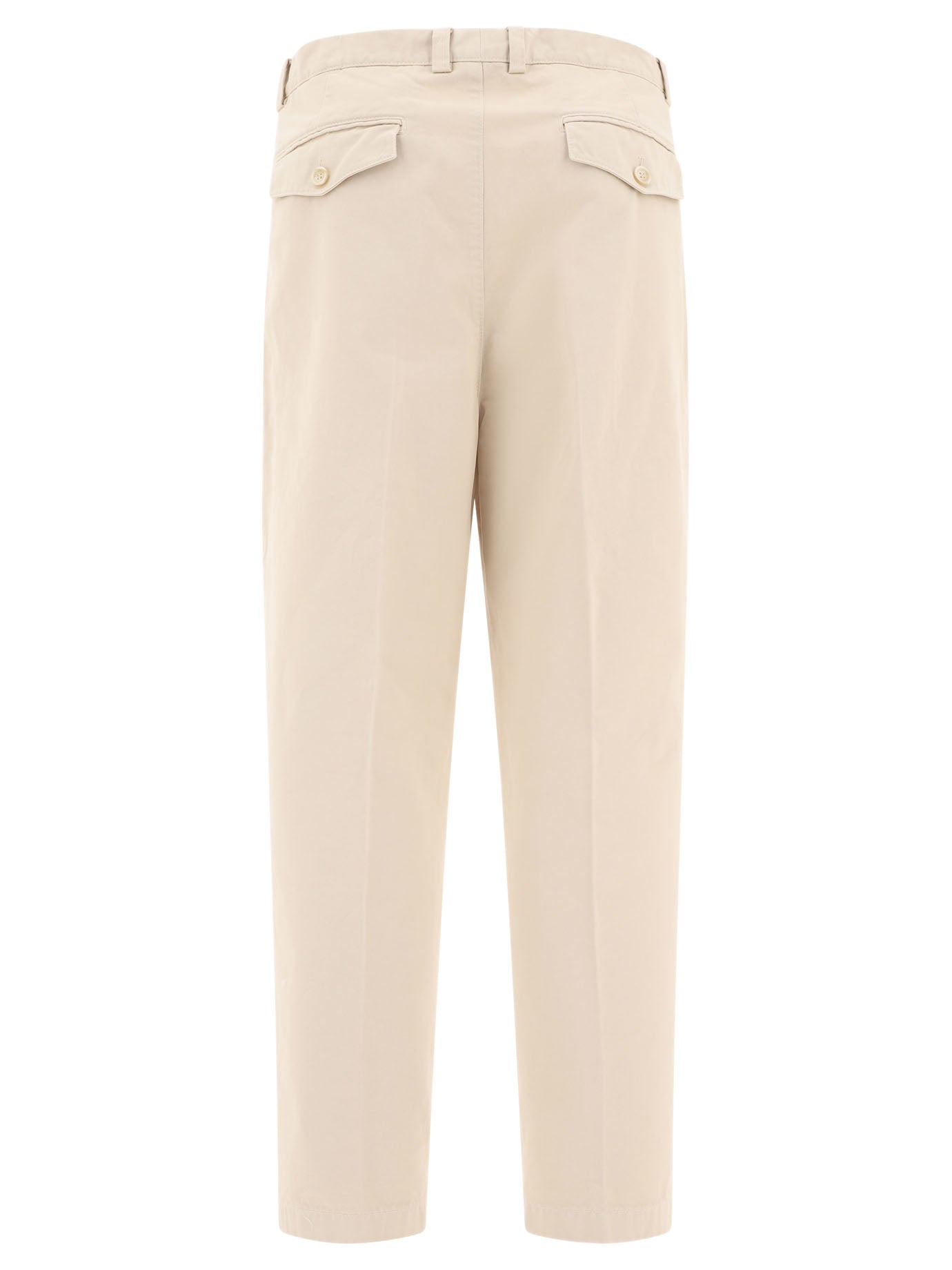 Brunello Cucinelli Trousers With Reversed Double Pleats