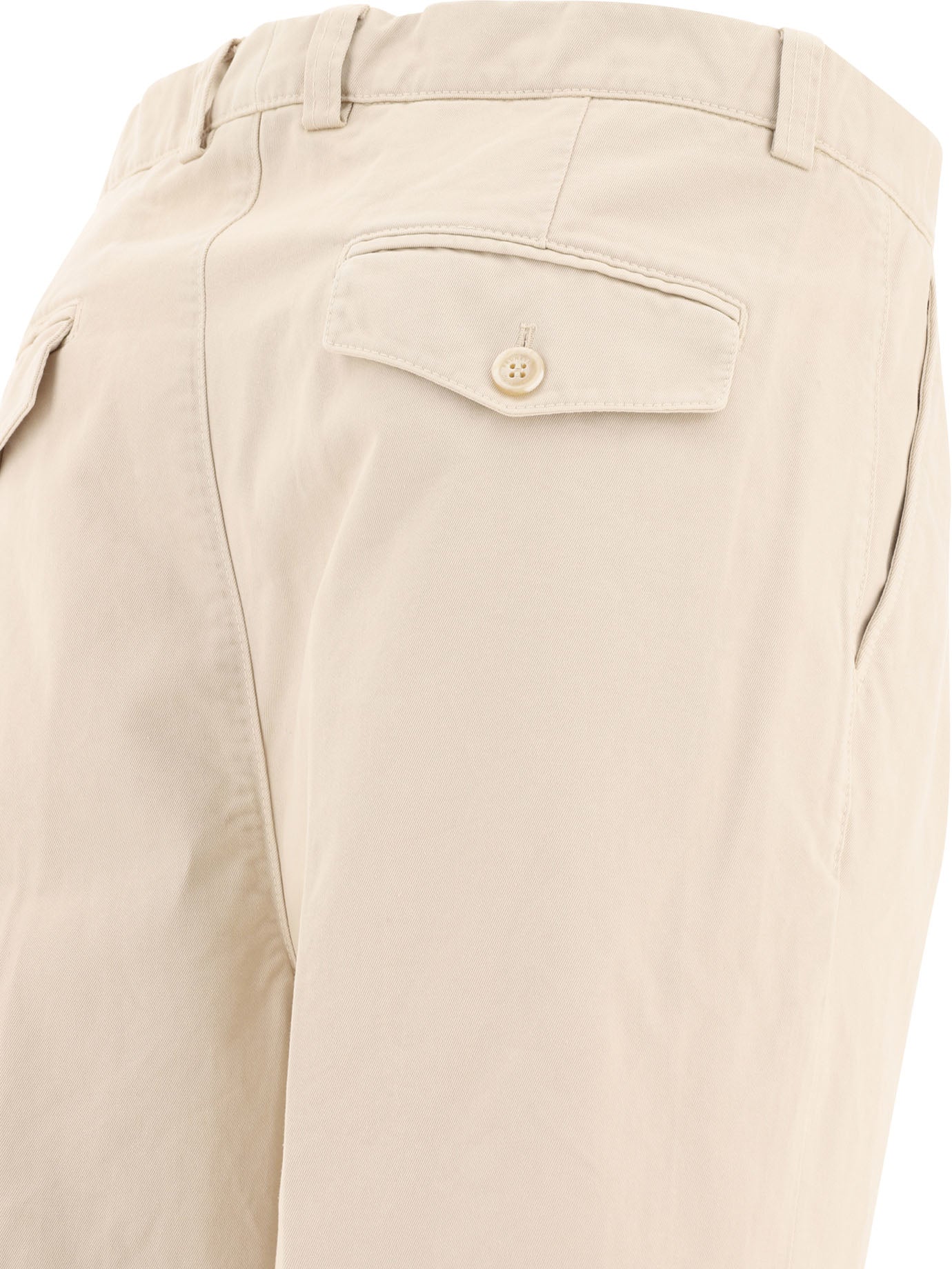 Brunello Cucinelli Trousers With Reversed Double Pleats