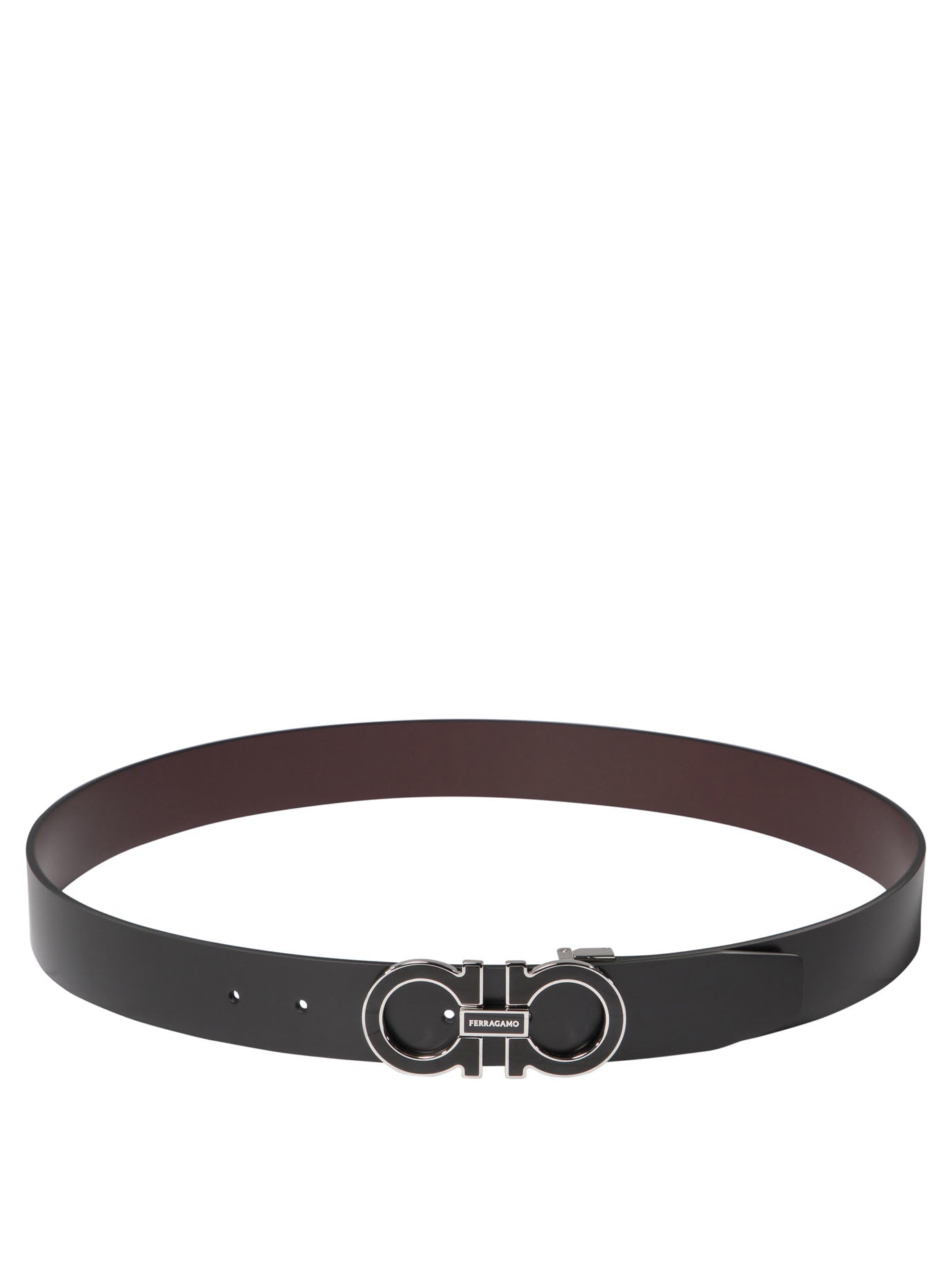 Ferragamo Gancini Adjustable And Reversible Belt