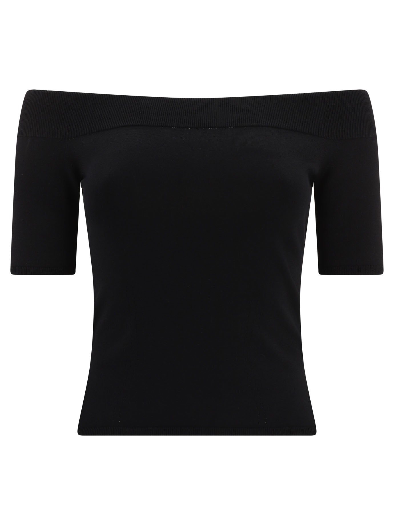 Alexander McQueen Boat-Neck Top