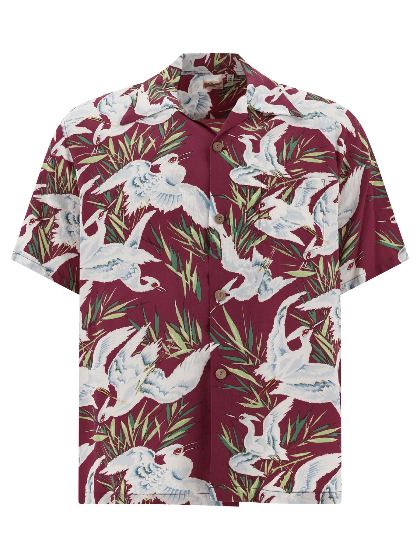 Sun Surf White Egret Shirt