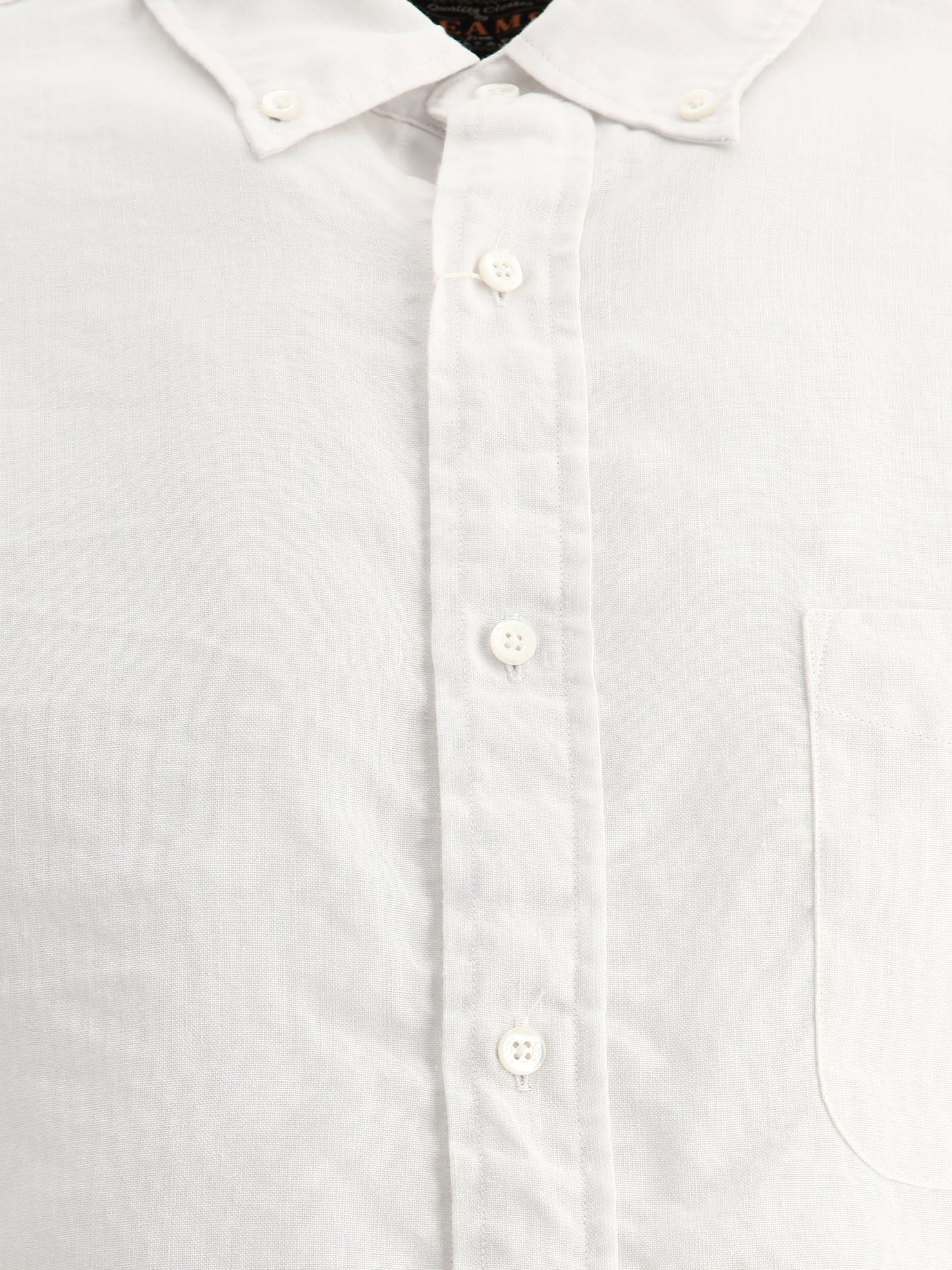 Beams Plus Linen Shirt With Chest Pocket