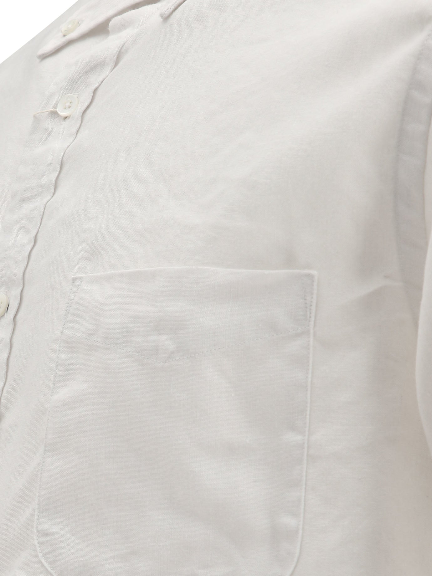 Beams Plus Linen Shirt With Chest Pocket