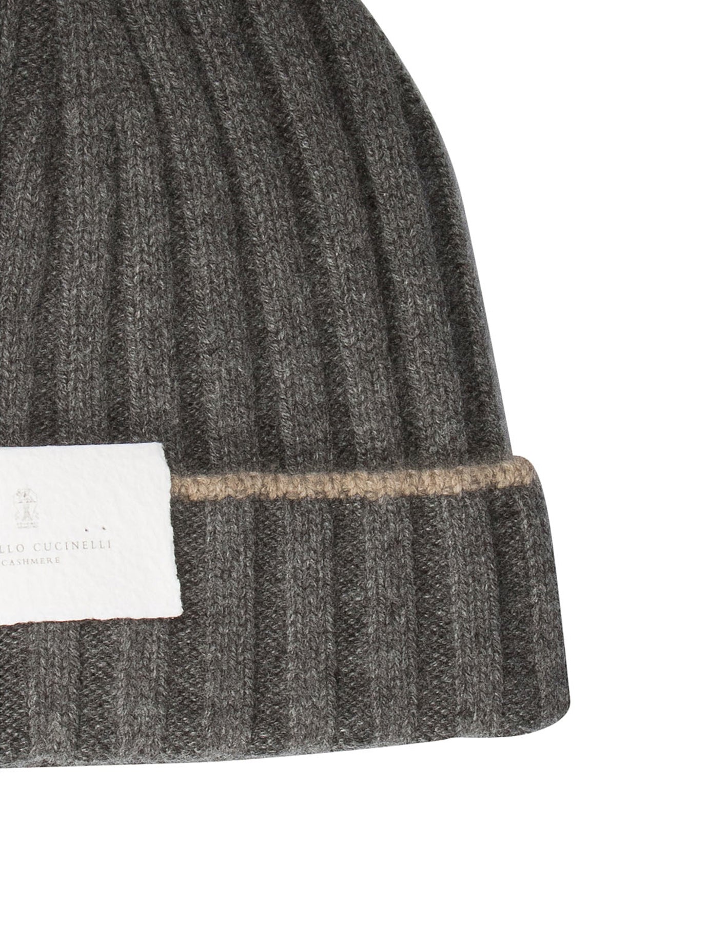 Brunello Cucinelli Ribbed Cashmere Knit Beanie