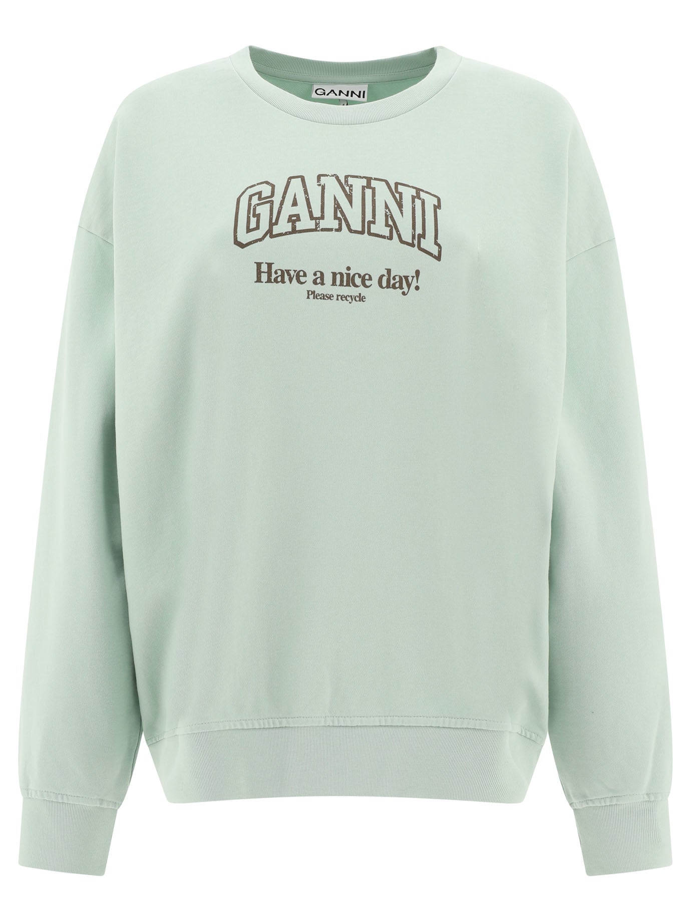 Ganni Have A Nice Day! Sweatshirt