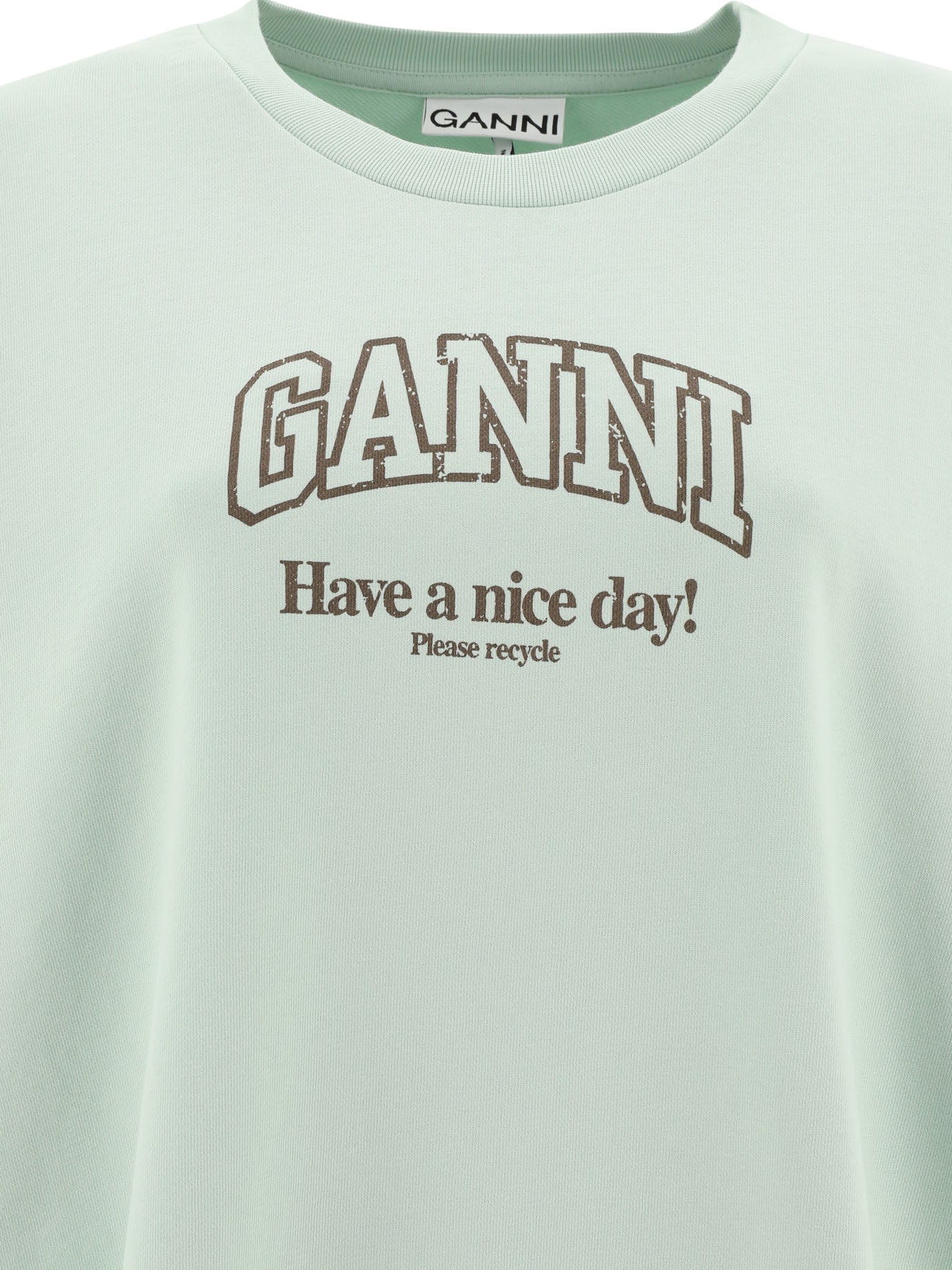 Ganni Have A Nice Day! Sweatshirt