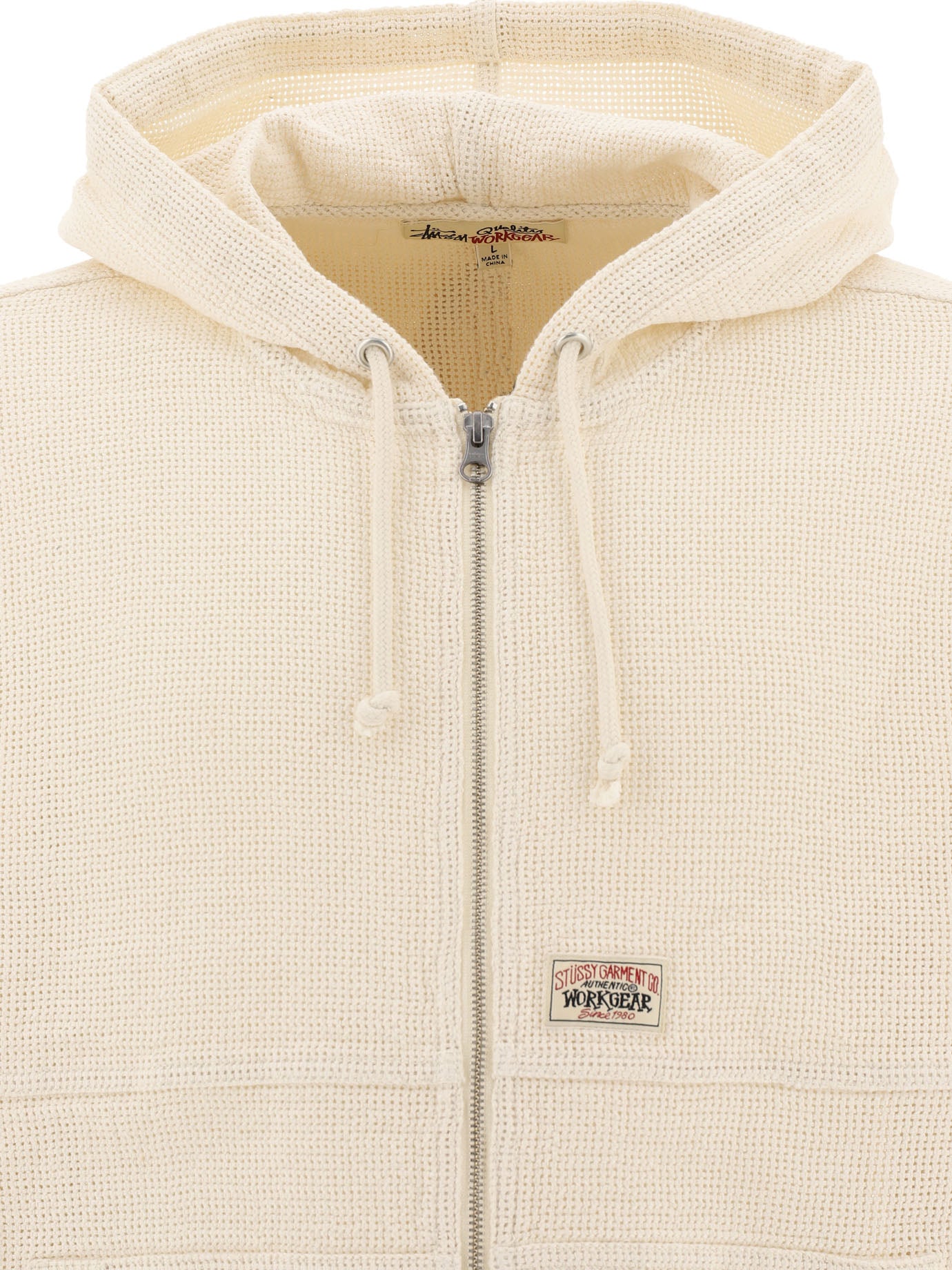 Stüssy Mesh Zippered Hoodie