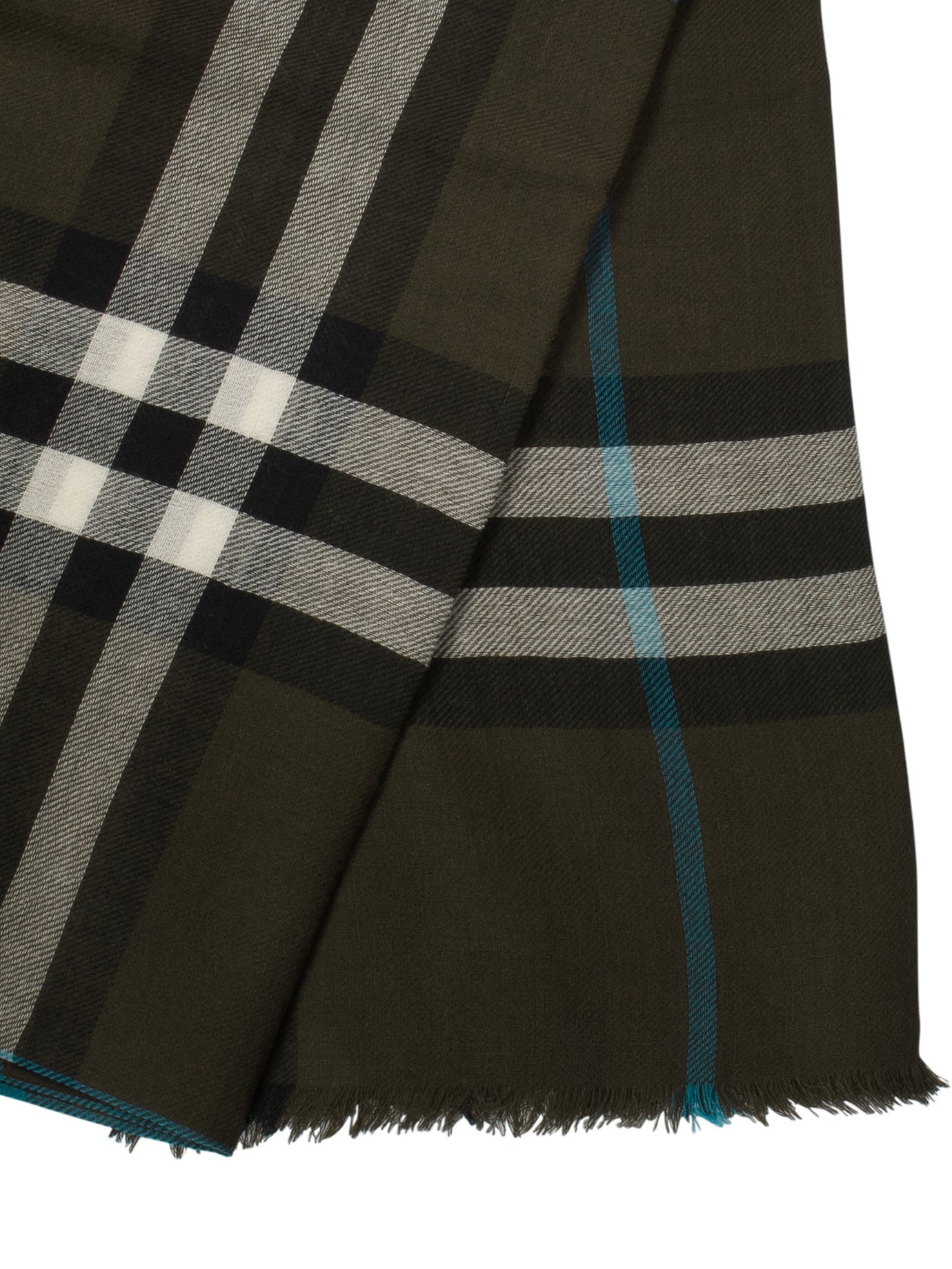 Burberry Check Wool Scarf