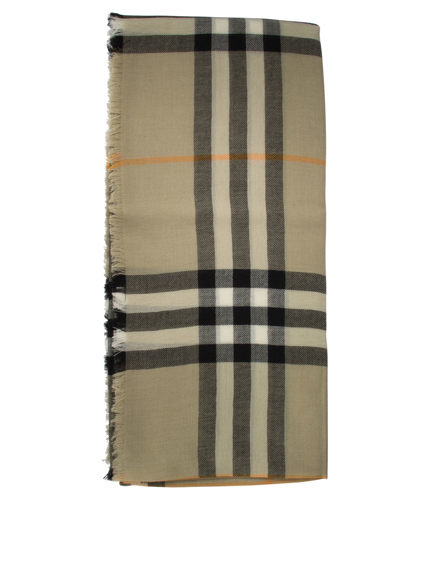 Burberry Check Wool Scarf