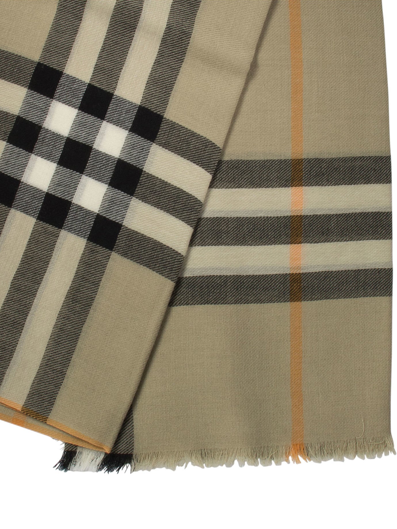 Burberry Check Wool Scarf