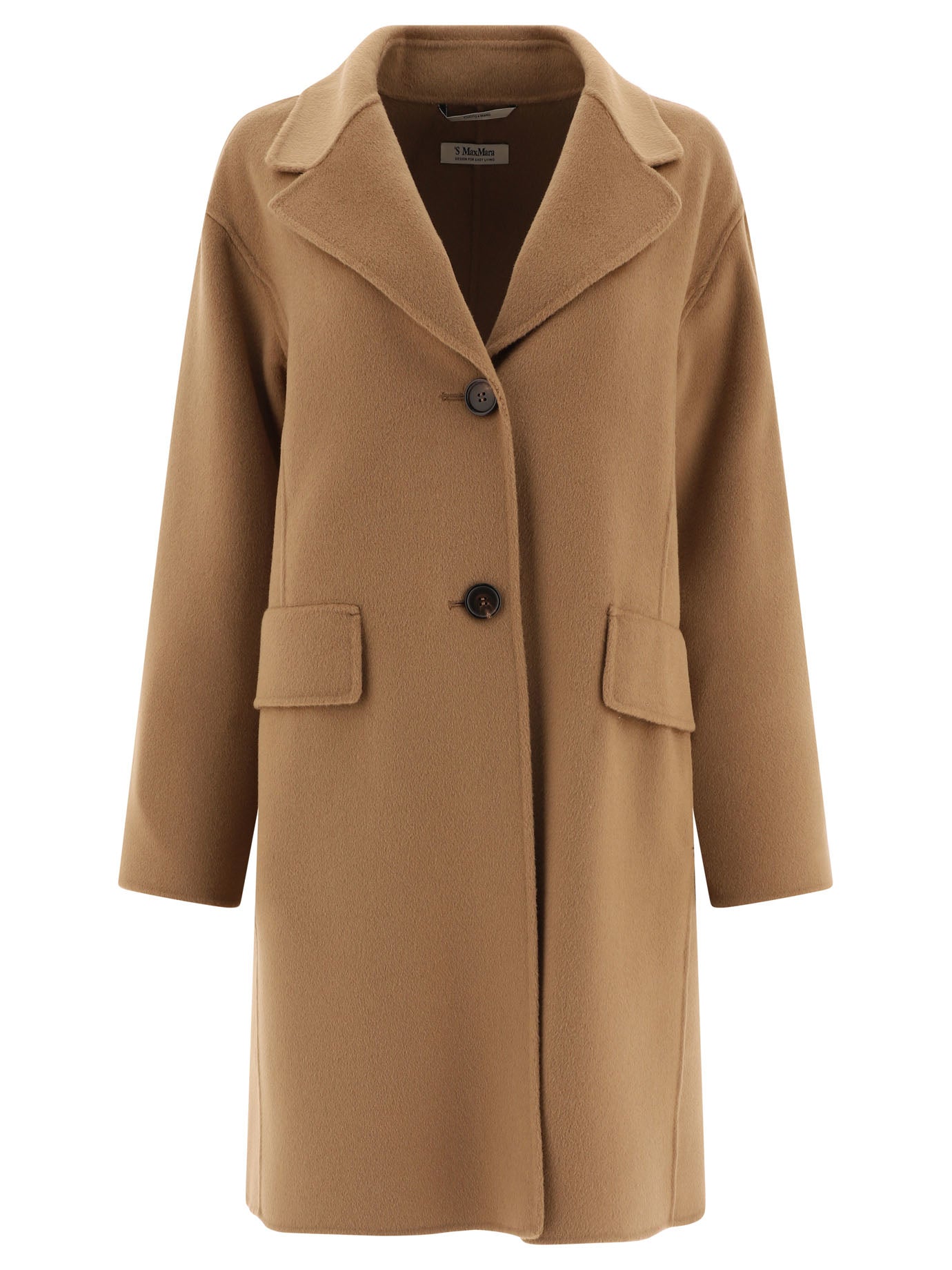 Max Mara S Coat Single-Breasted Wool Coat