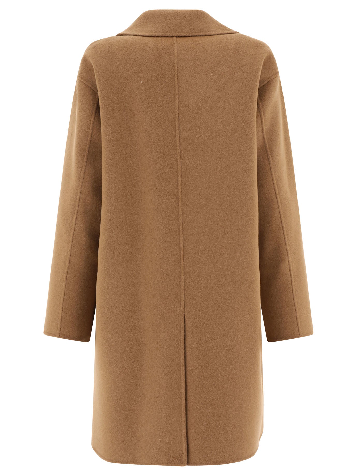 Max Mara S Coat Single-Breasted Wool Coat