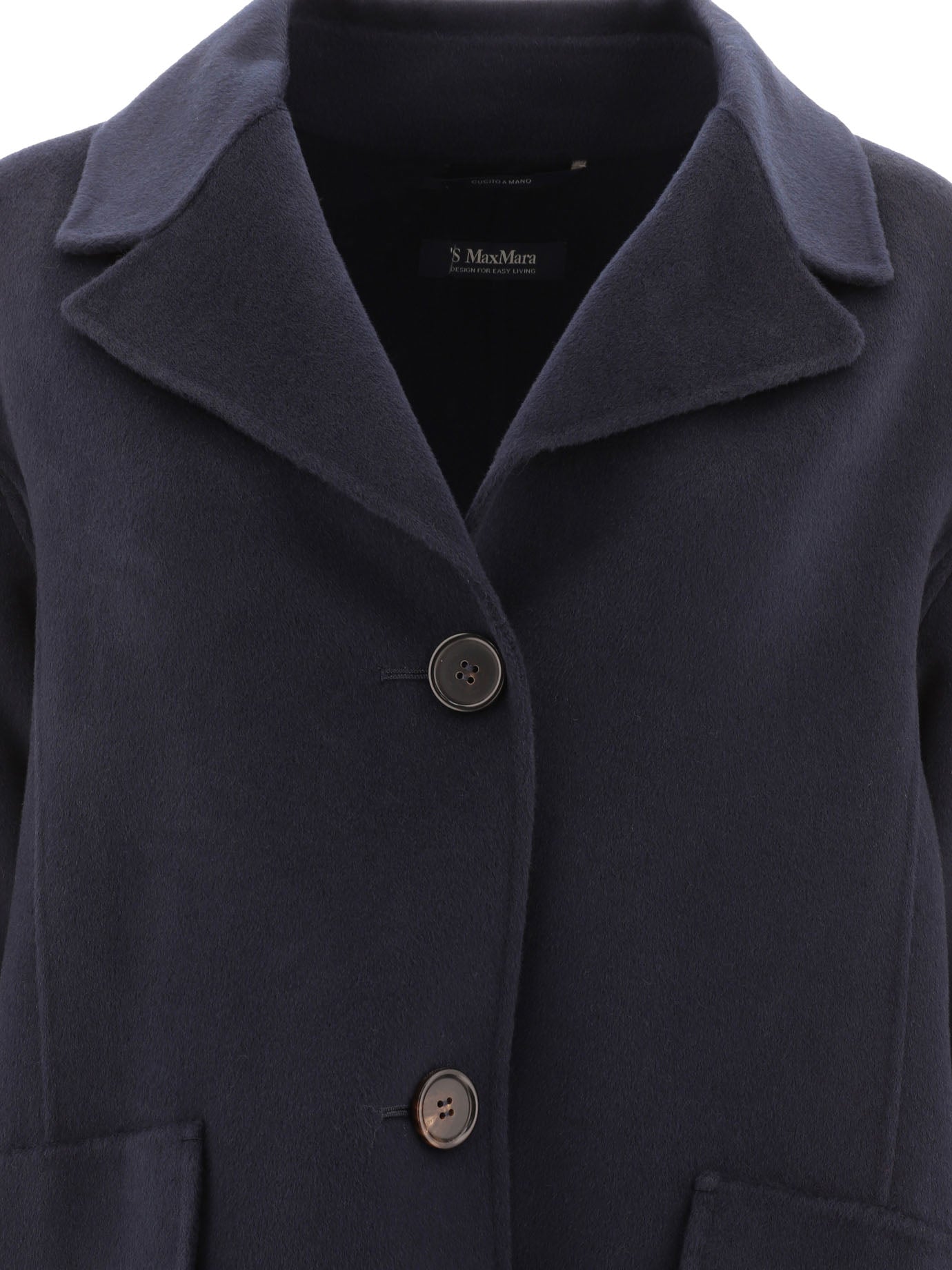 Max Mara S Coat Single-Breasted Wool Coat