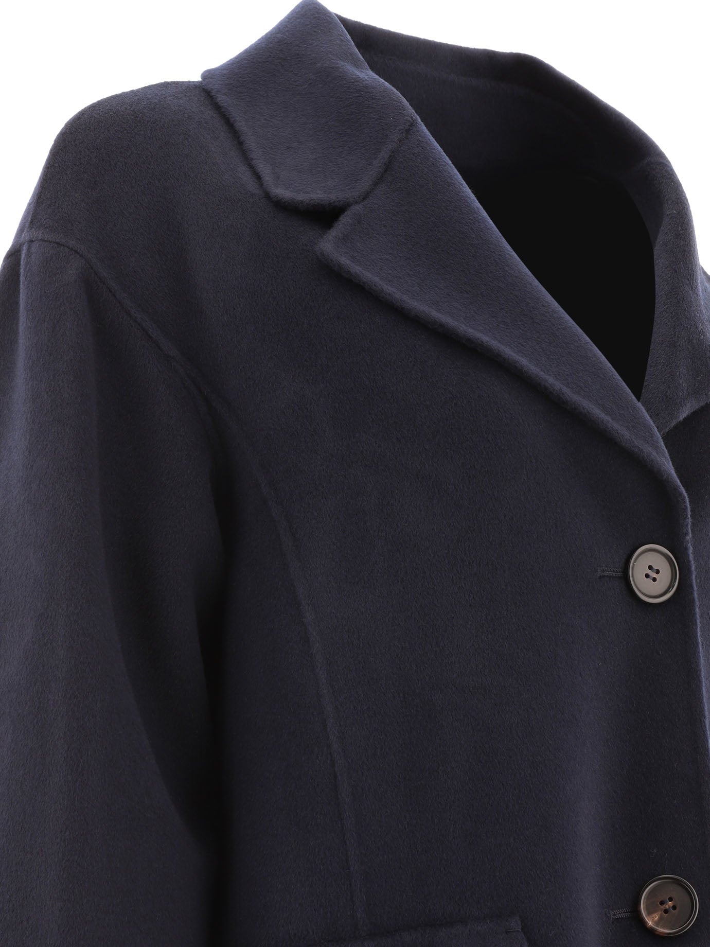 Max Mara S Coat Single-Breasted Wool Coat