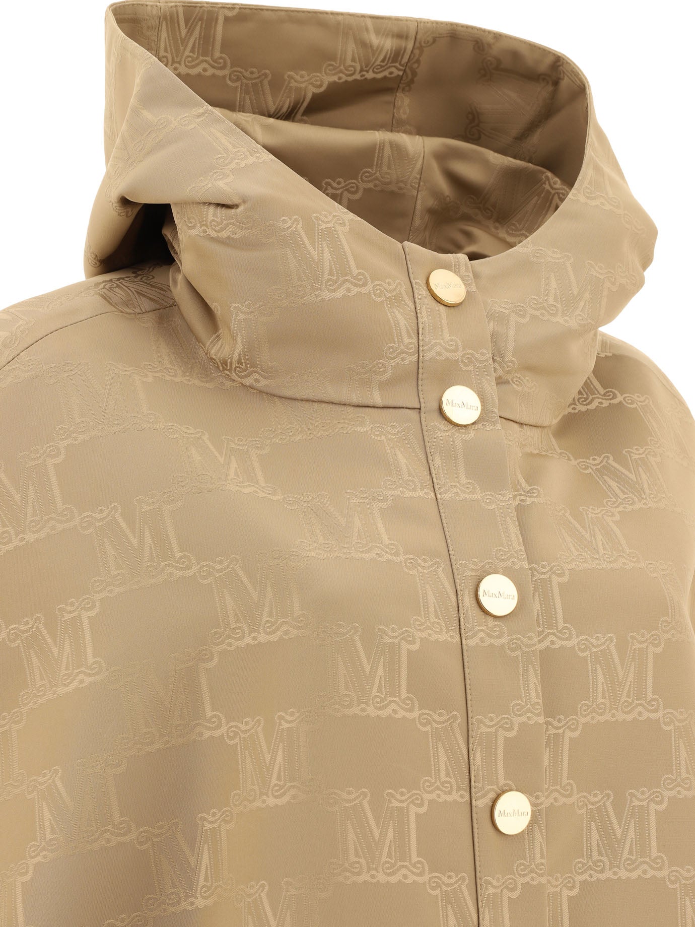 Max Mara Water-Repellent Jacquard Cape