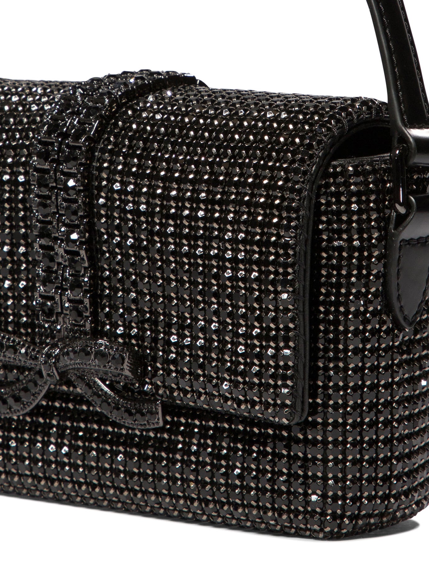 Self-portrait Shoulder Bag With Rhinestones