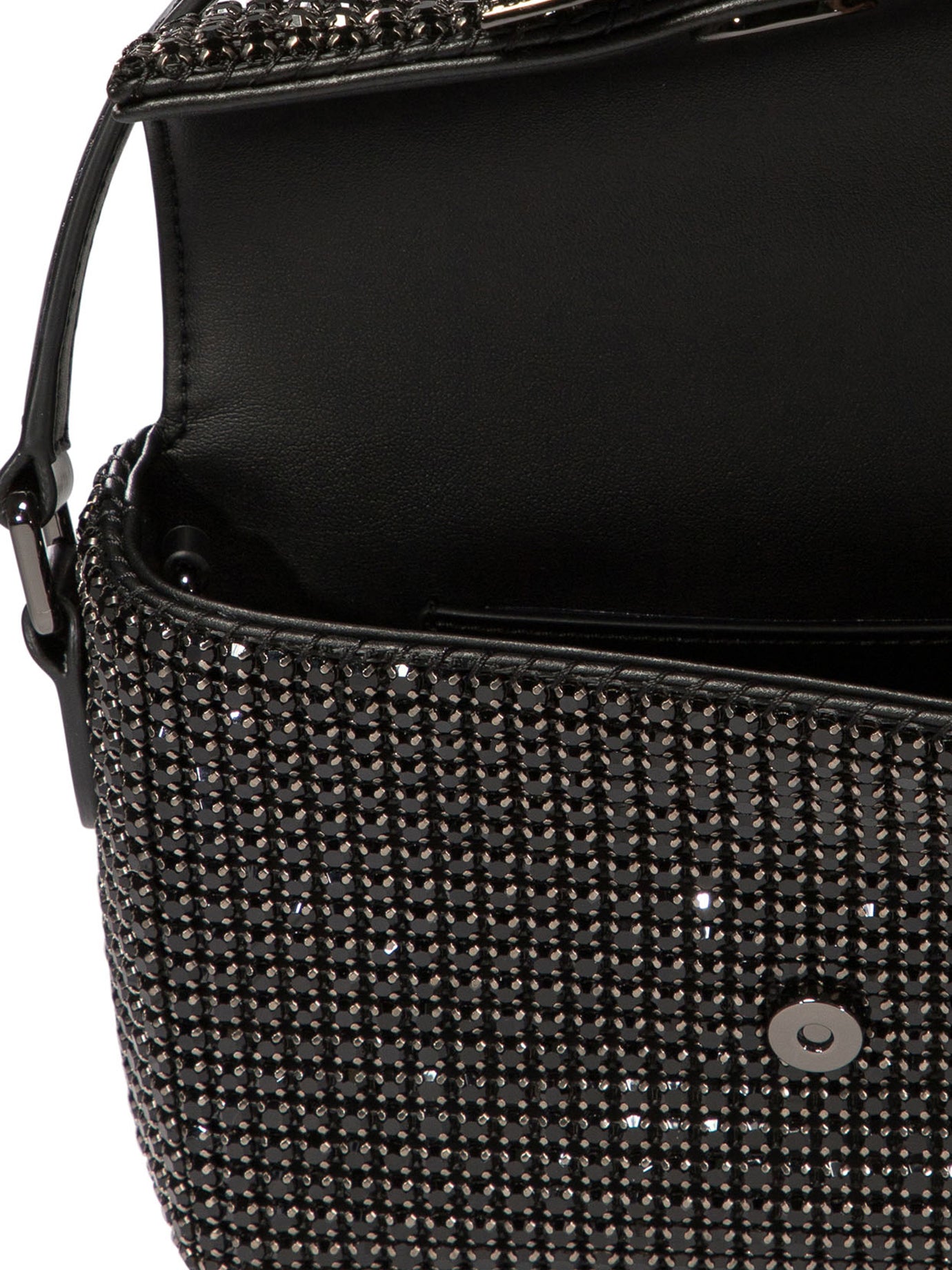 Self-portrait Shoulder Bag With Rhinestones