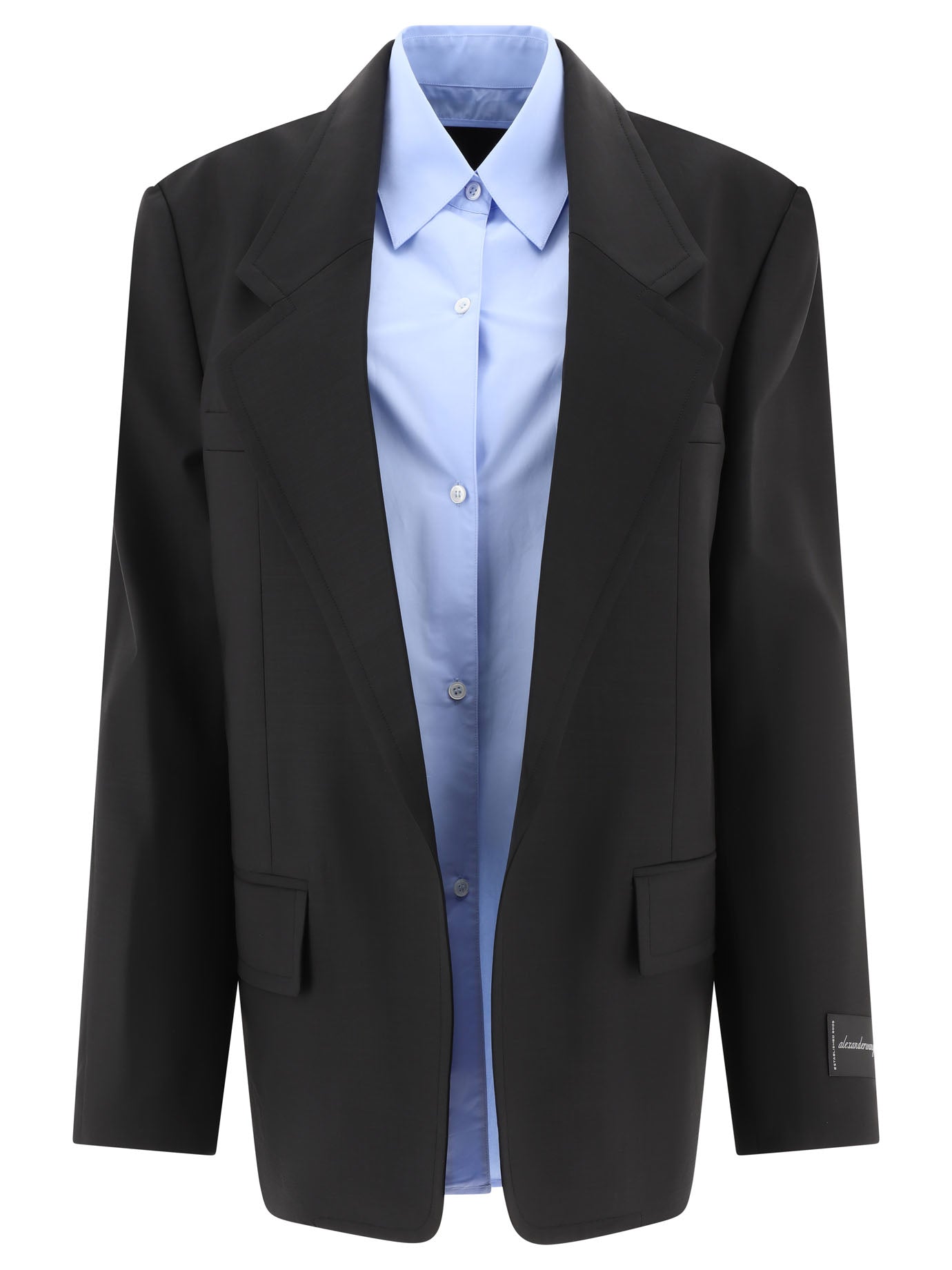 Alexander Wang Pre-Styled Oversize Blazer With Dickie