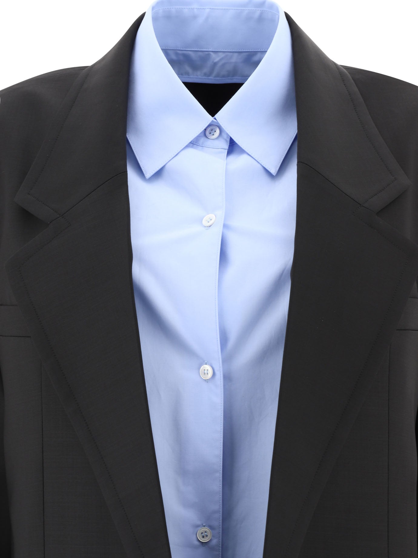 Alexander Wang Pre-Styled Oversize Blazer With Dickie