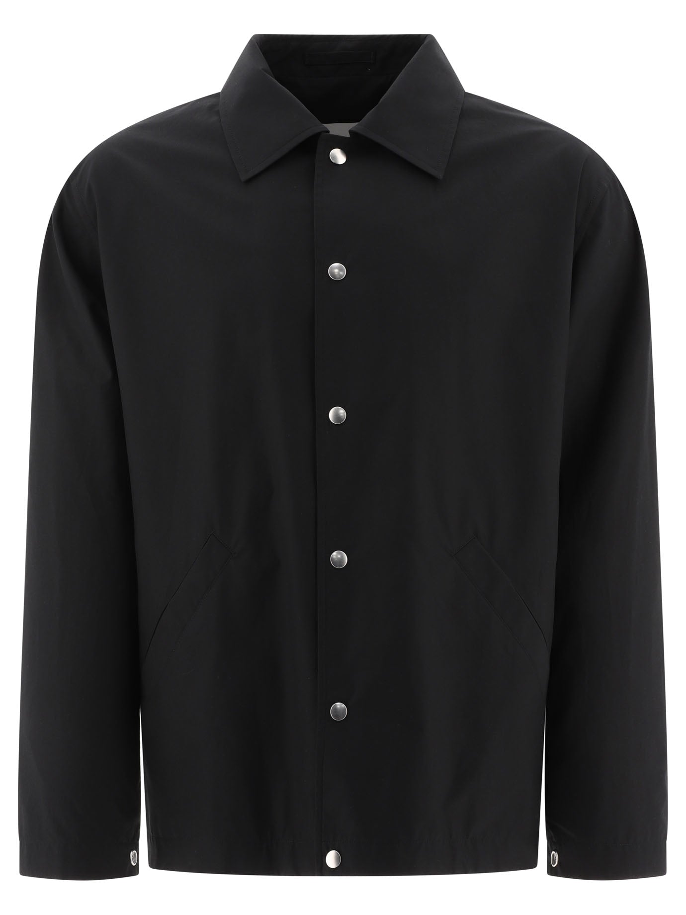 Jil Sander Overshirt With Logo Print