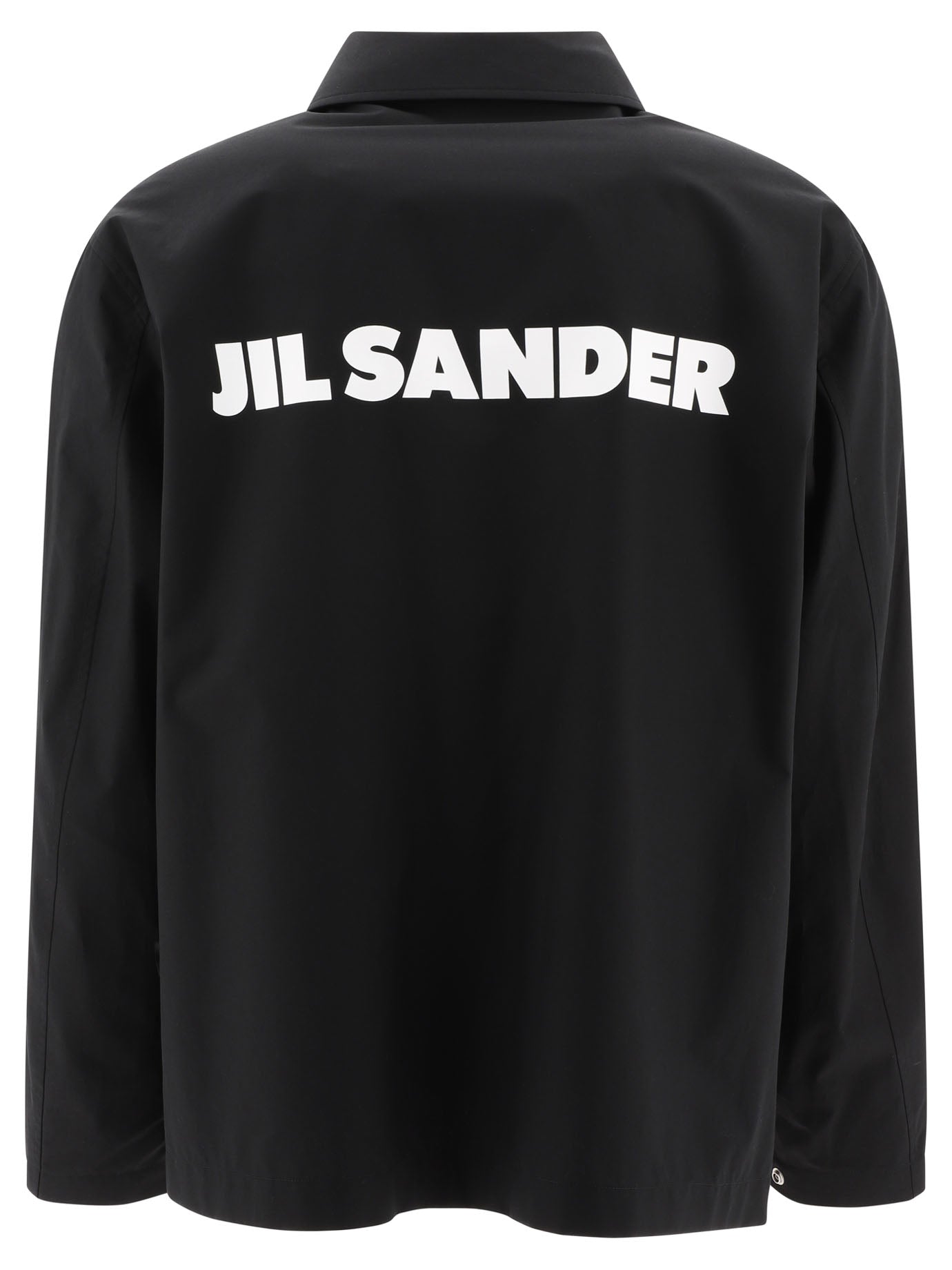 Jil Sander Overshirt With Logo Print