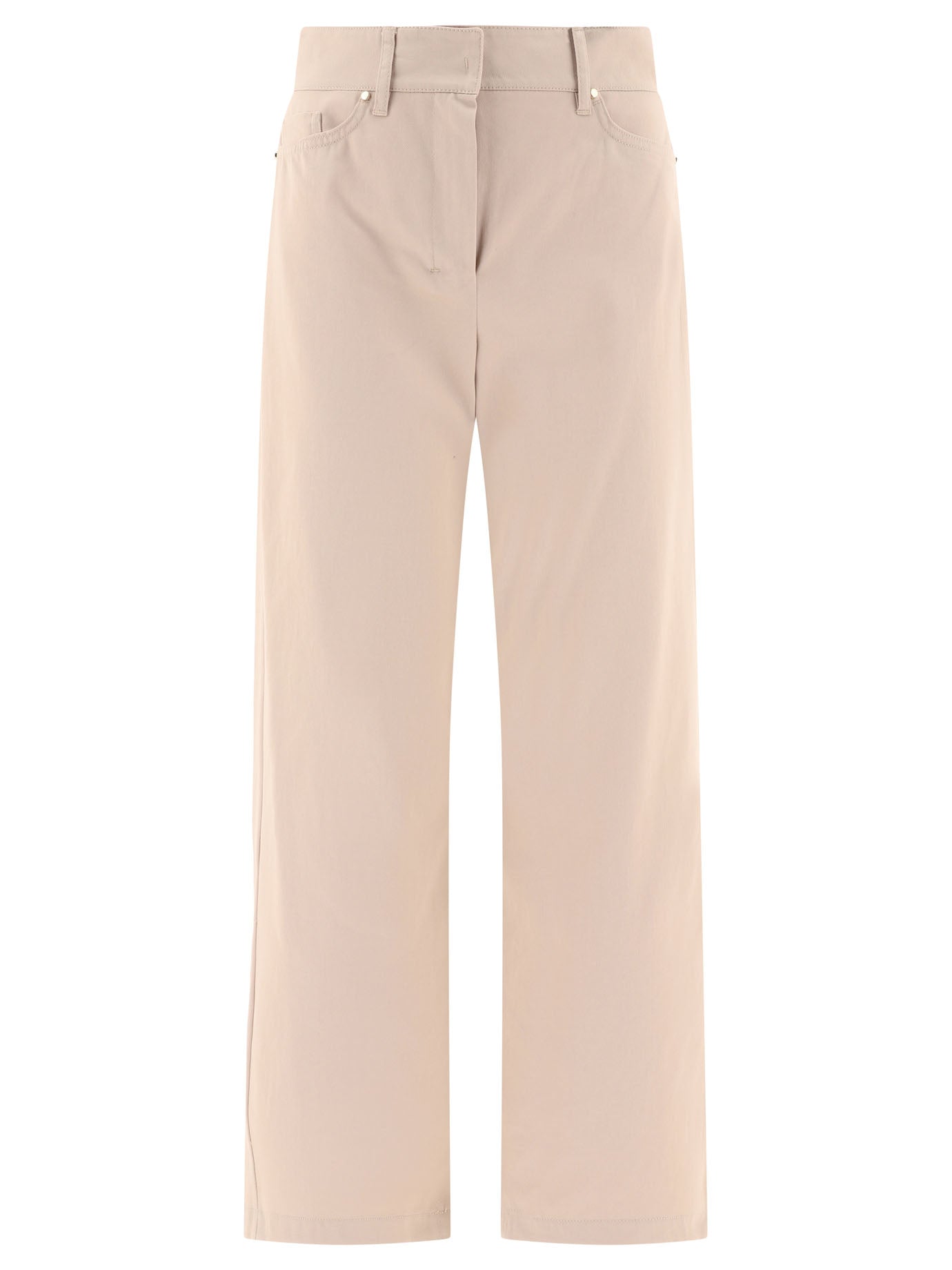 Max Mara S Milo Gabardine Cotton Trousers