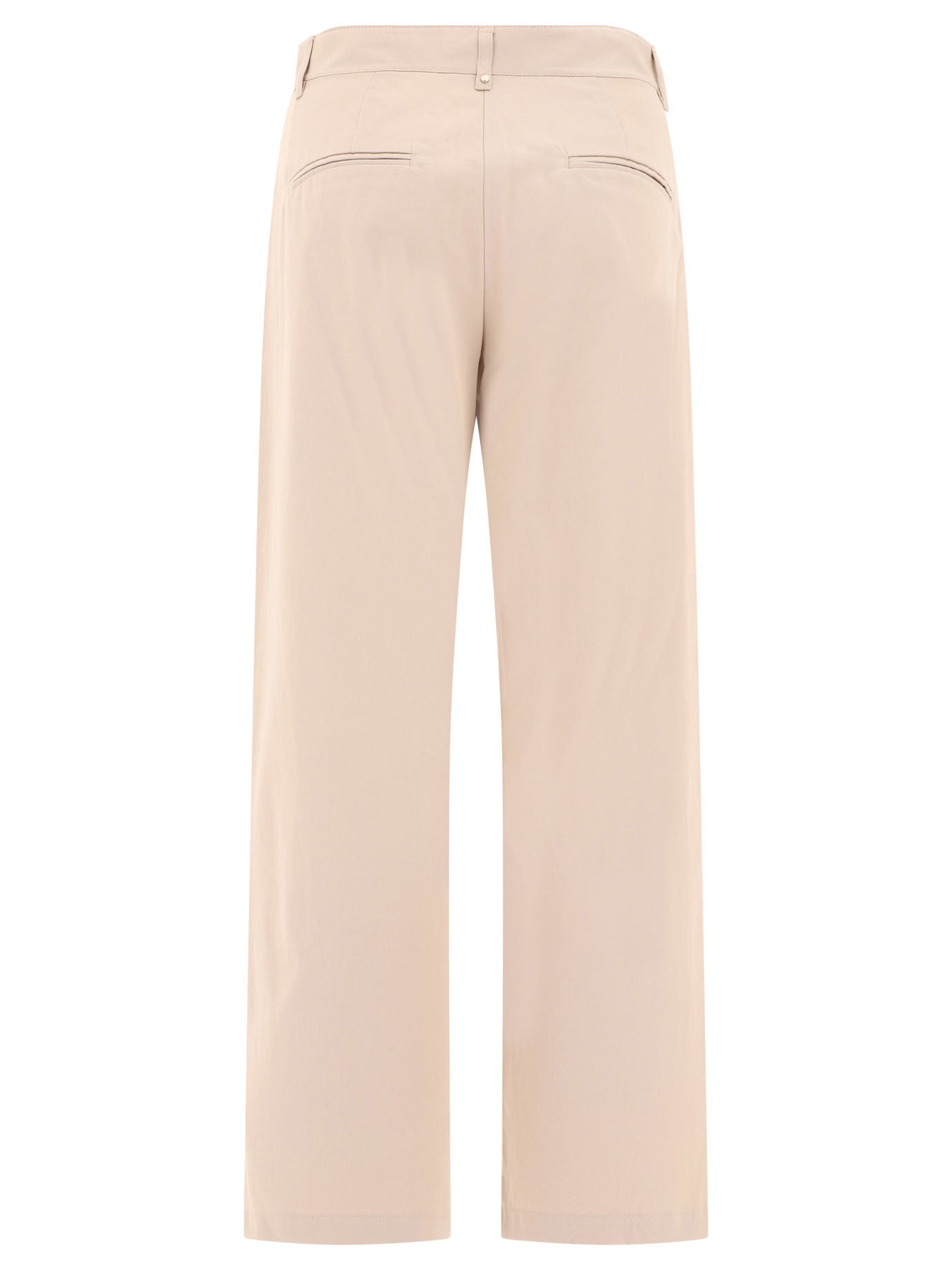 Max Mara S Milo Gabardine Cotton Trousers