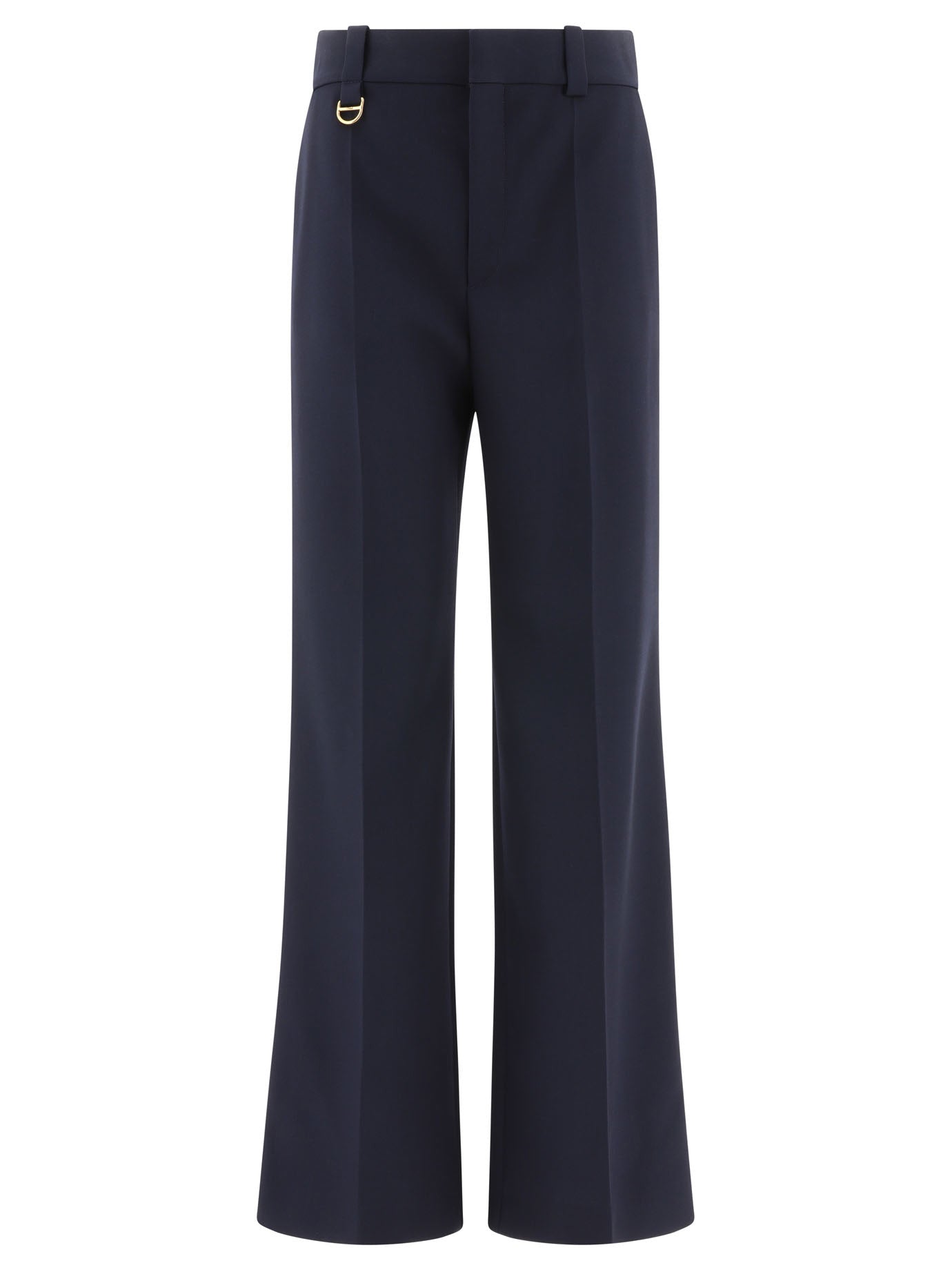 Chloé Tailored Trousers In Wool Grain De Poudre