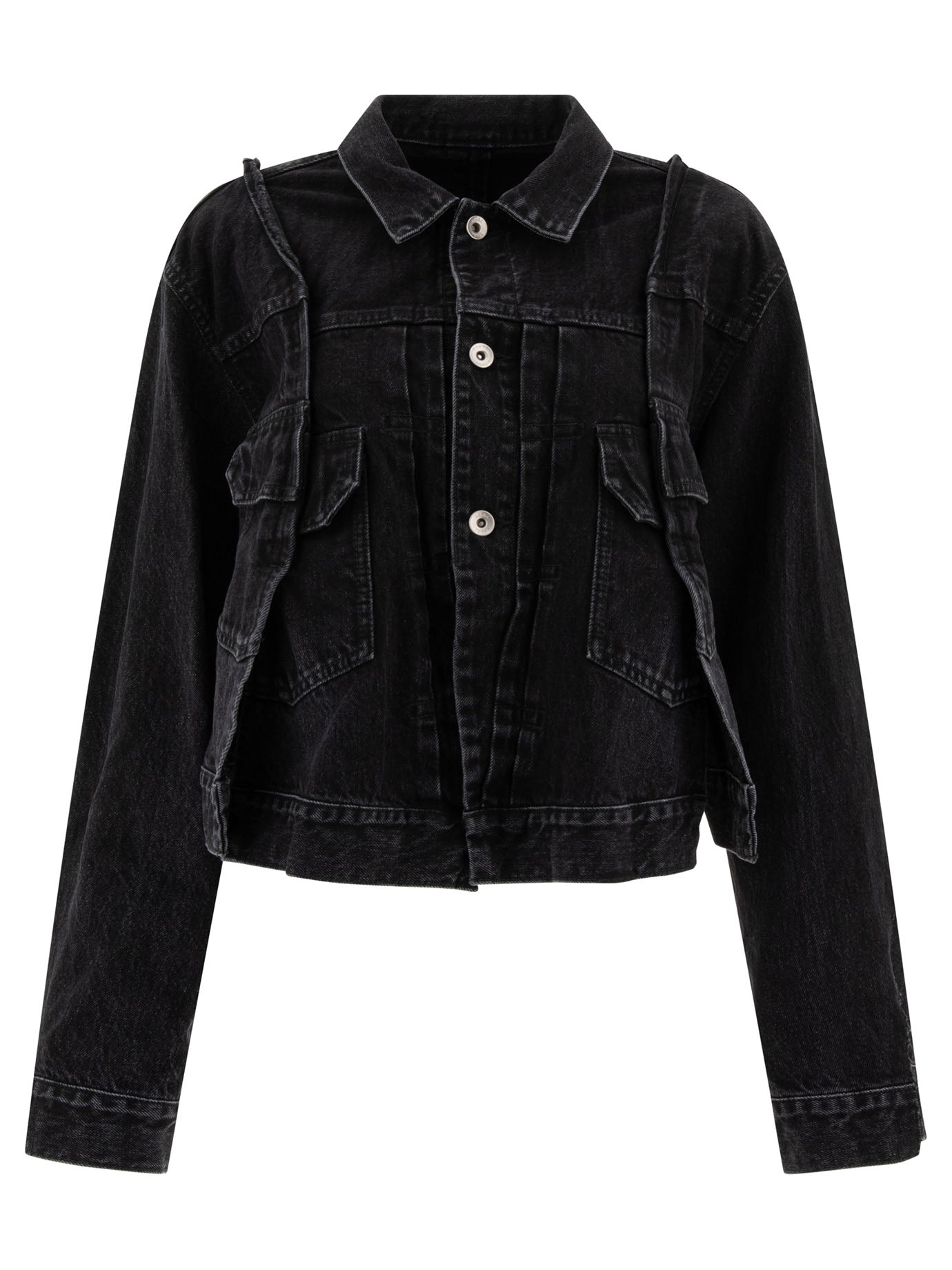 Sacai Panelled Denim Jacket