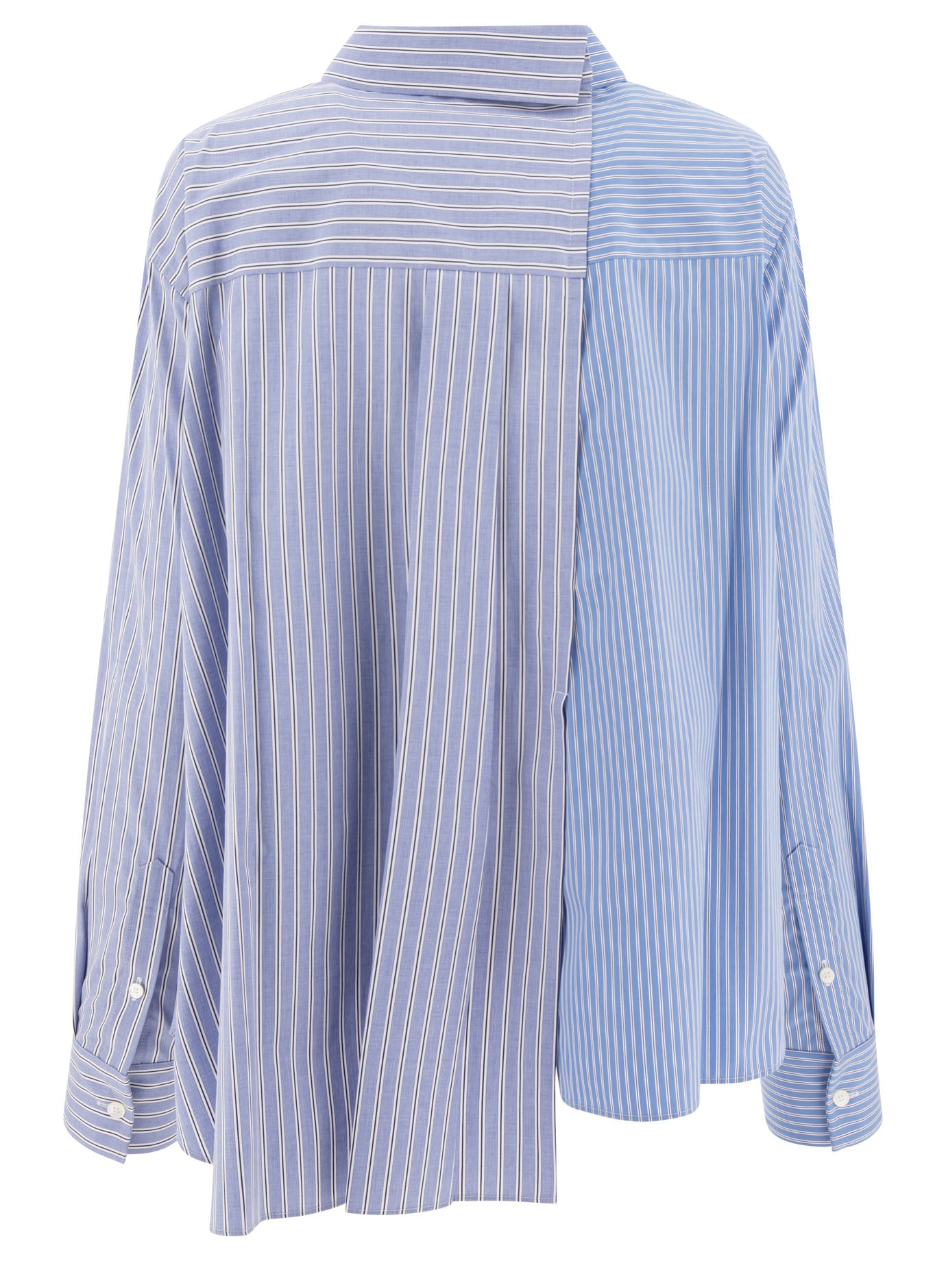 Sacai Poplin Asymmetrical Shirt