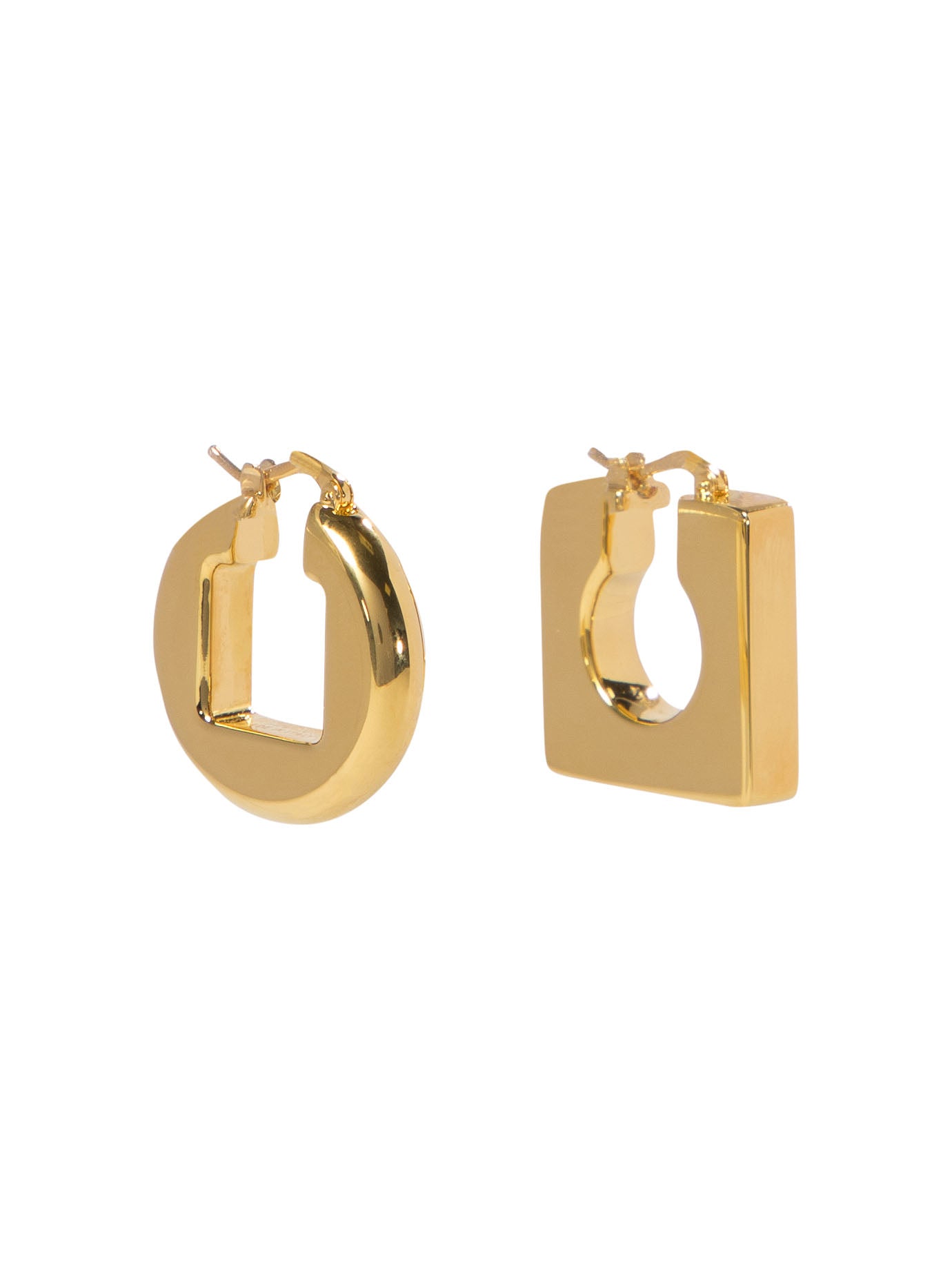 Jacquemus Les Boucles Rond Carré Earrings