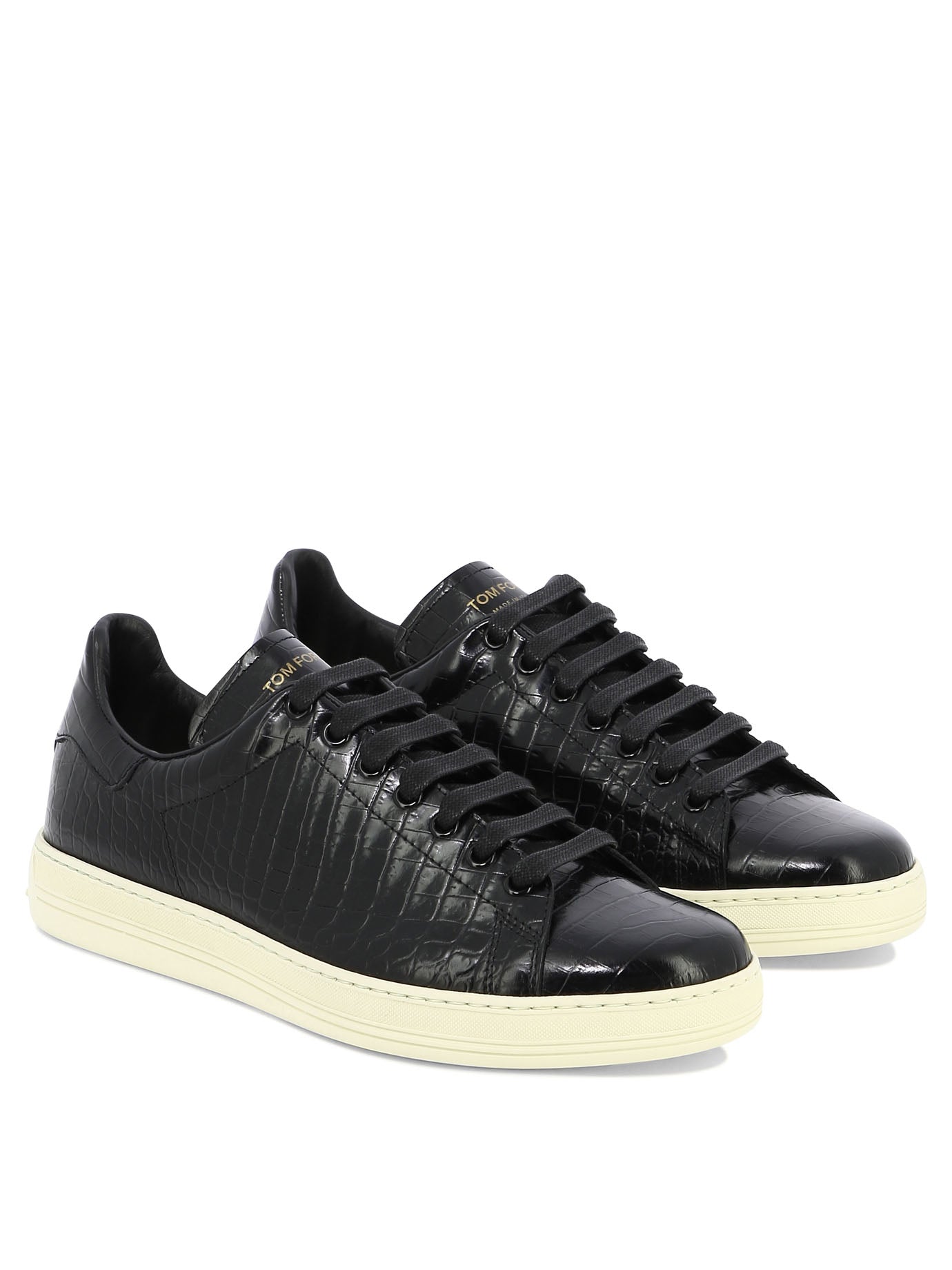 Tom Ford Croc-Print Sneakers