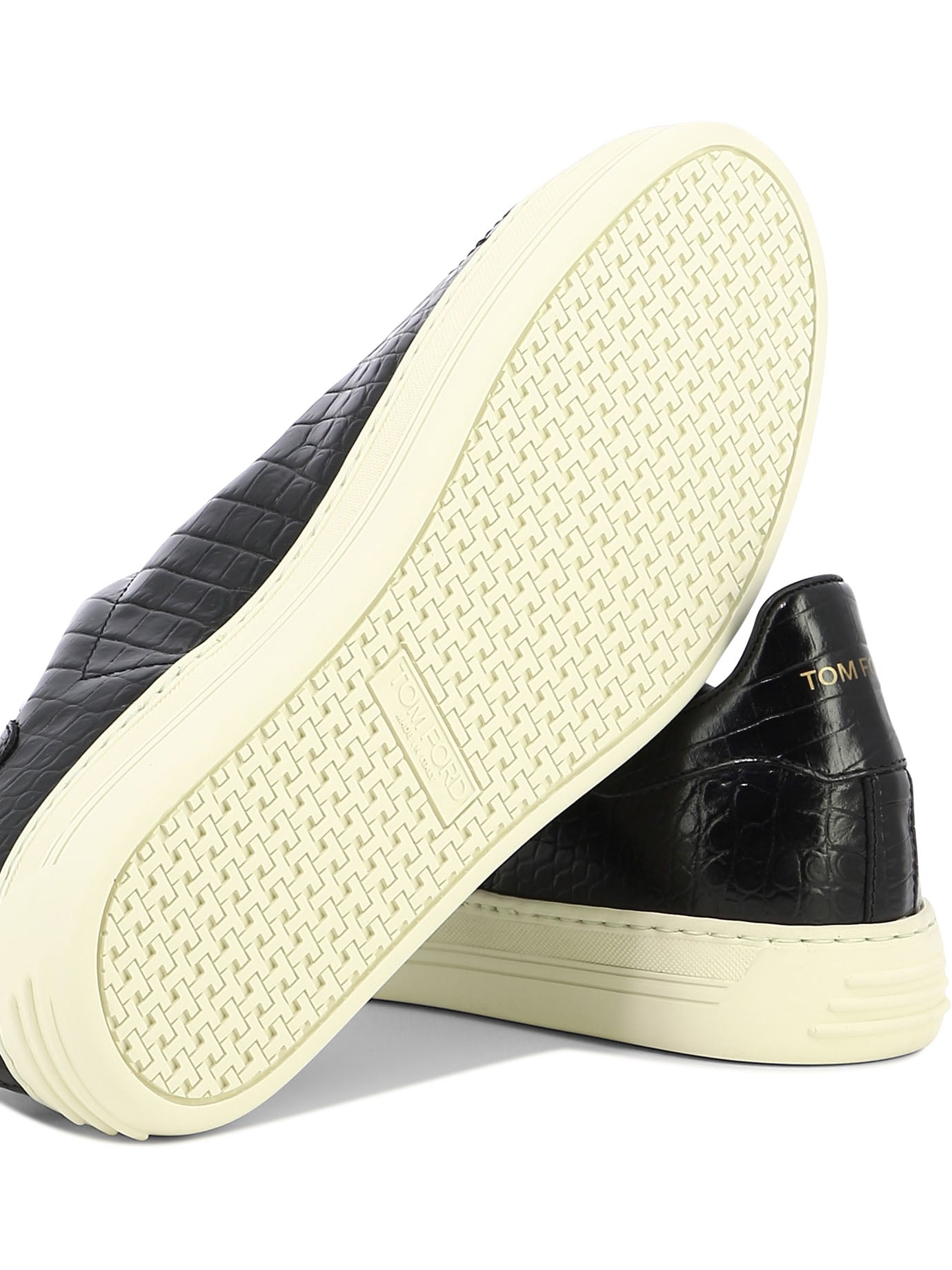 Tom Ford Croc-Print Sneakers