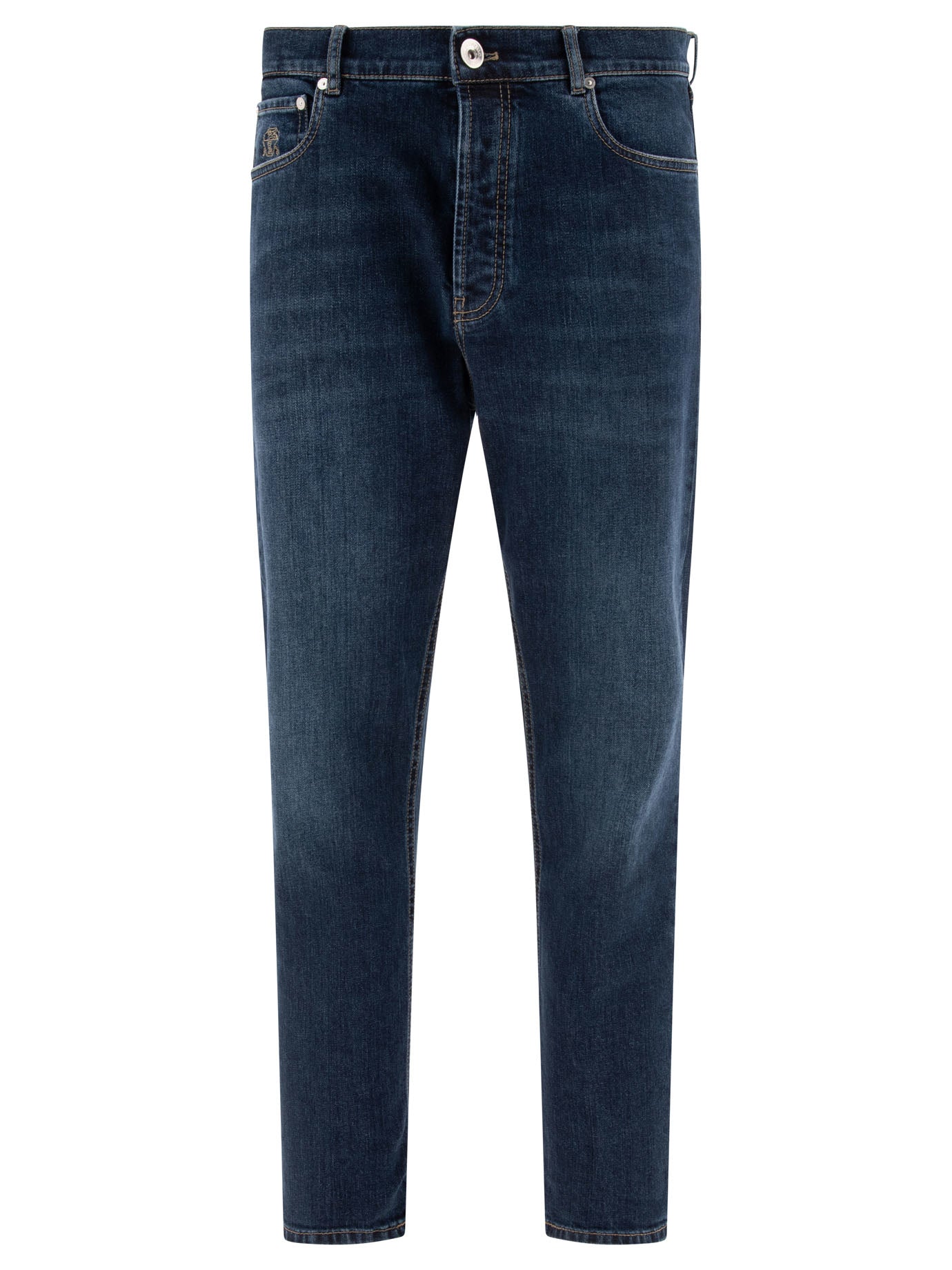 Brunello Cucinelli Jeans With Distressed Effect