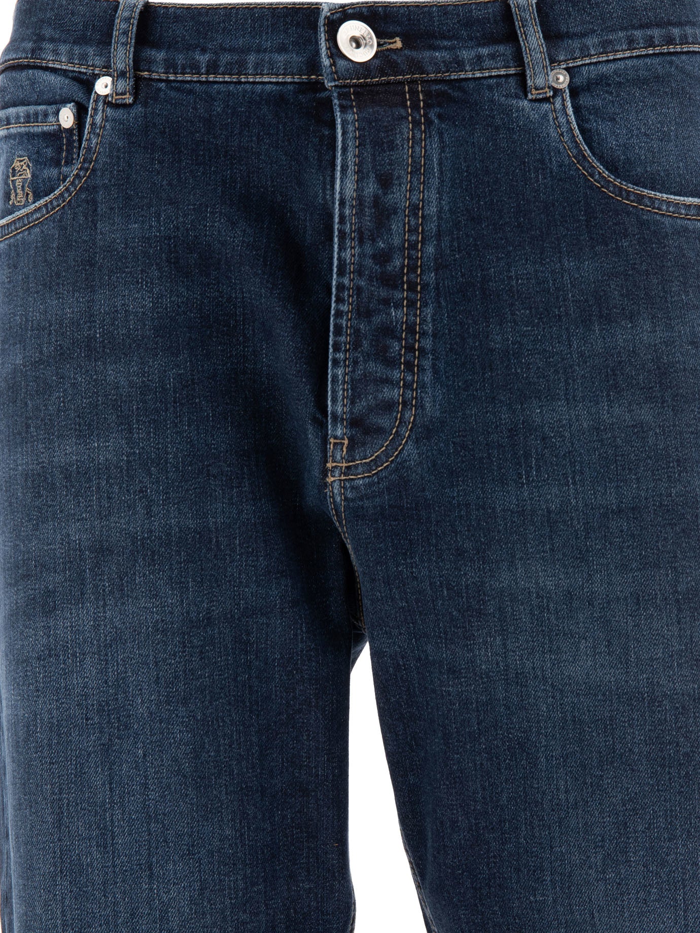 Brunello Cucinelli Jeans With Distressed Effect