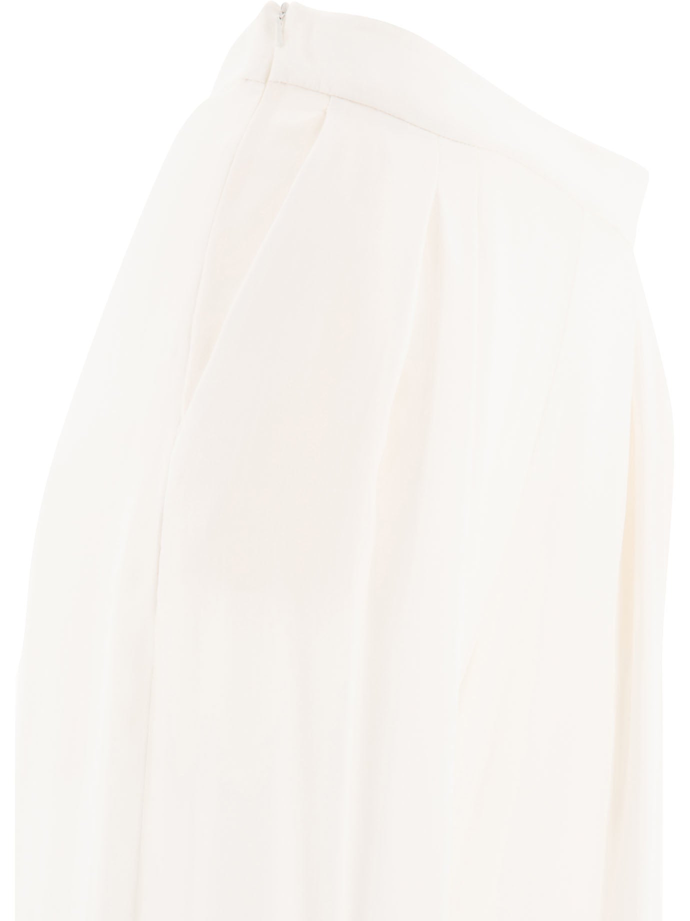 Max Mara Bridal Silk Chiffon Trousers