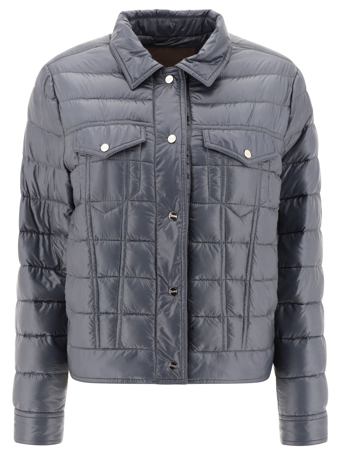 Herno Quilted Jacket With Chest Pockets