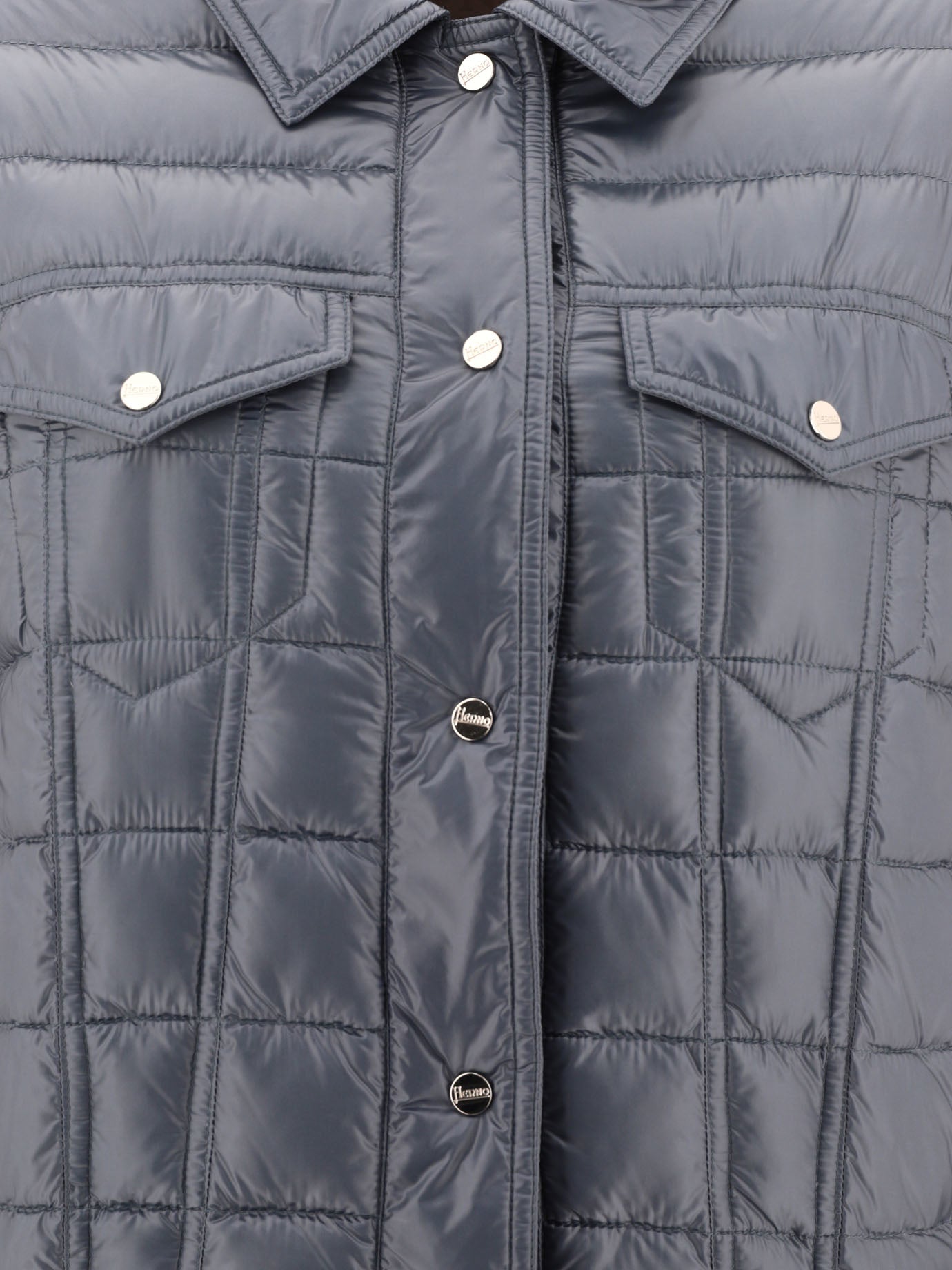 Herno Quilted Jacket With Chest Pockets