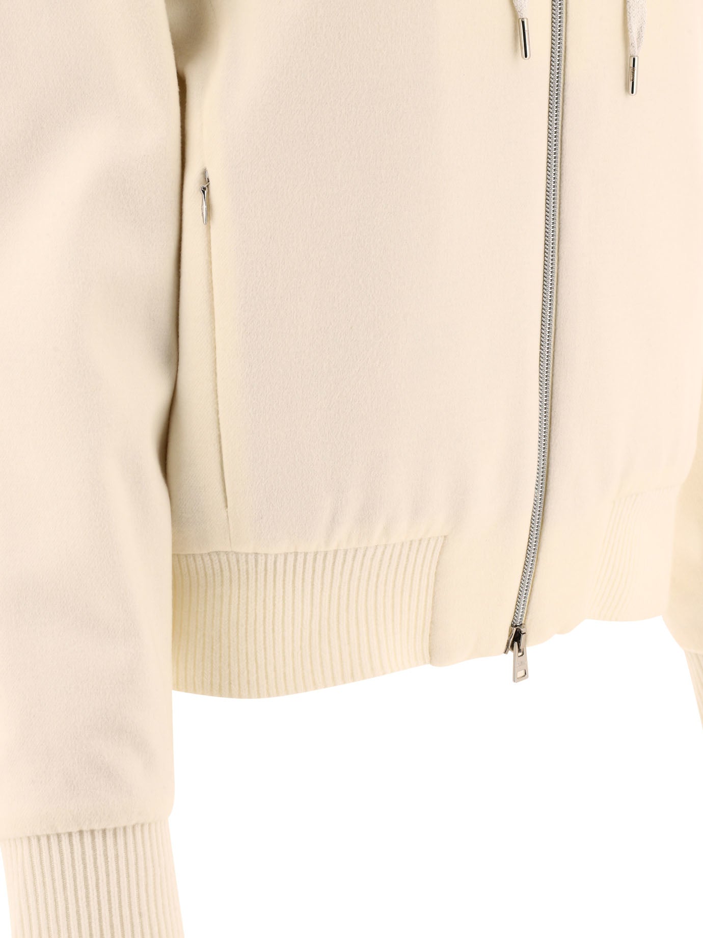 Herno Resort Bomber Jacket In Cashmere And Silk