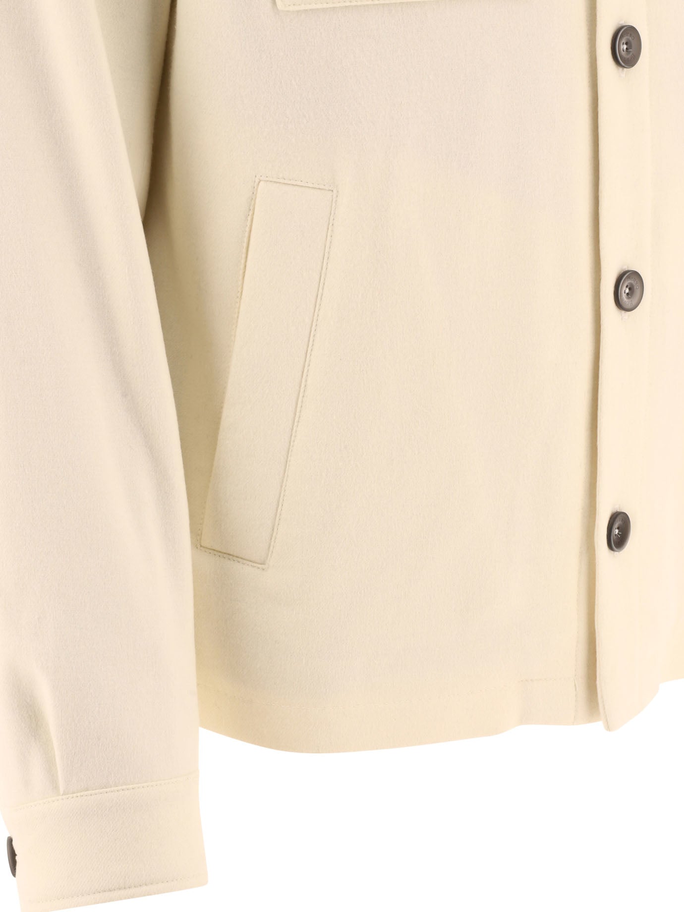 Herno Resort Overshirt In Cashmere And Silk