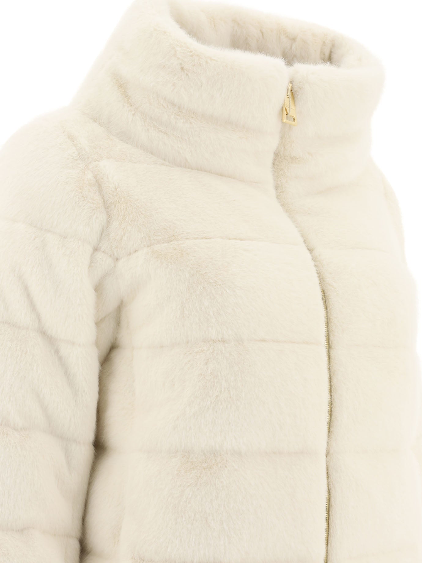 Herno Faux Fur Down Jacket