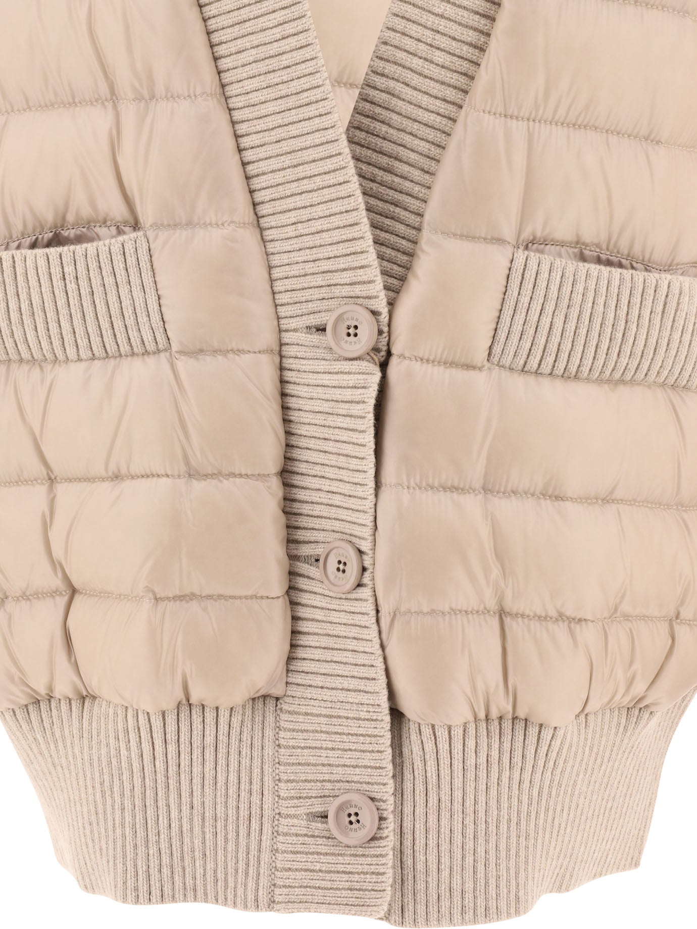 Herno Cardigan-Style Down Jacket