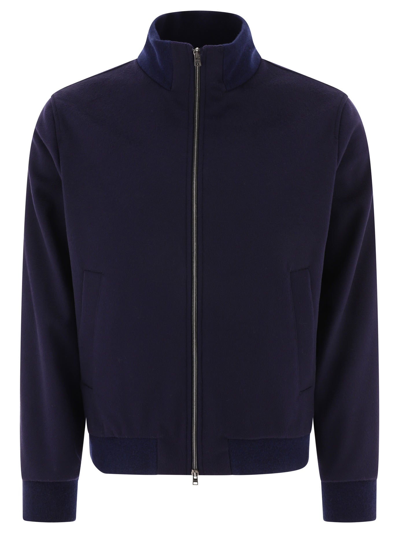 Herno Resort Bomber Jacket In Soft Bunny